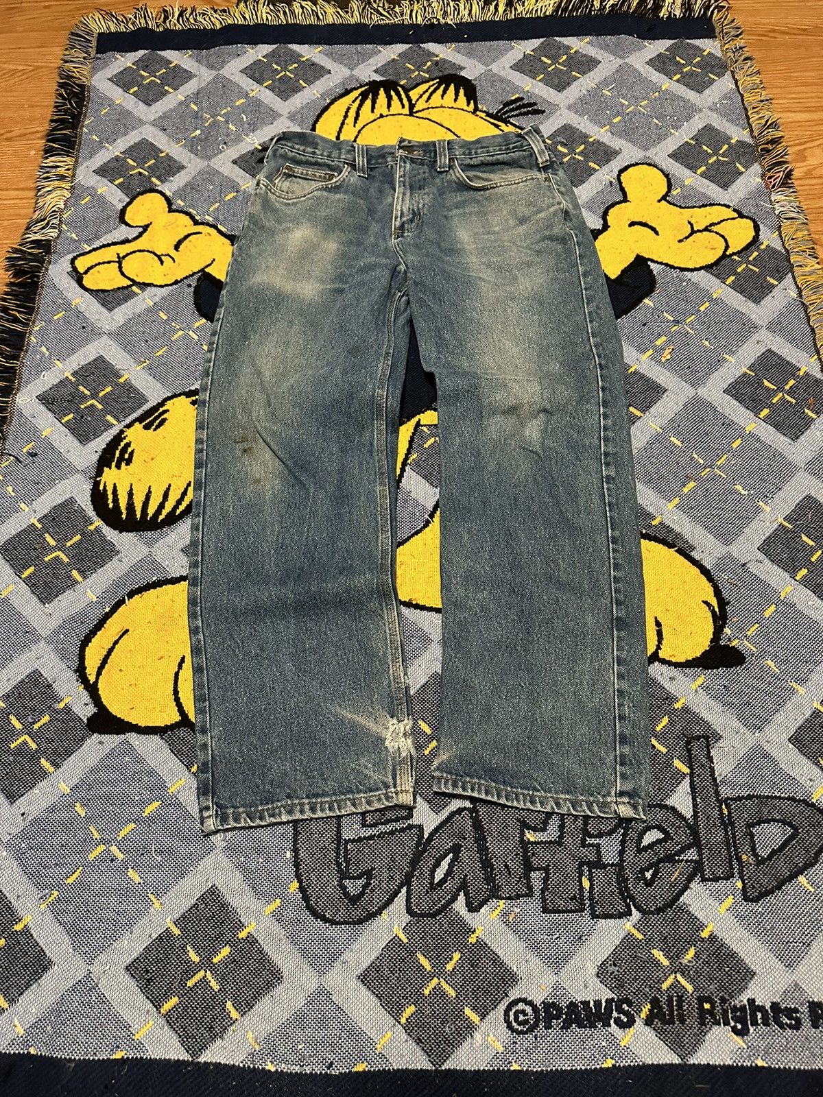 Carhartt Vintage Carhartt Denim Relaxed Fit Jeans Size 34 - 4 Thumbnail