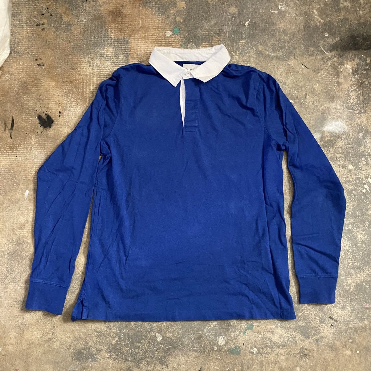 Other Goodfellow Blue & White Polo Rugby Size US L / EU 52-54 / 3 - 1 Thumbnail