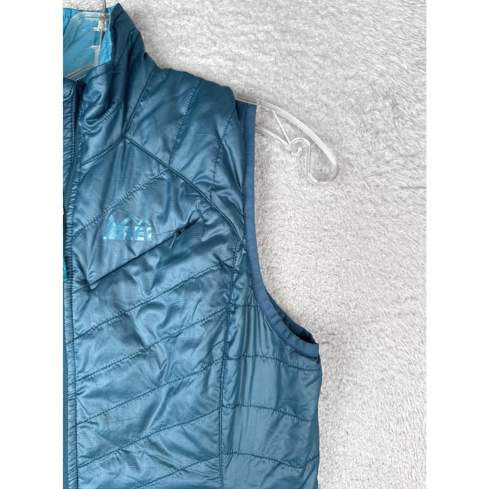 Vintage REI Vest Womens Small Blue Primaloft Insulated Lightweight Zip Puffer Outdoor Vest Size S / US 4 / IT 40 - 5 Thumbnail