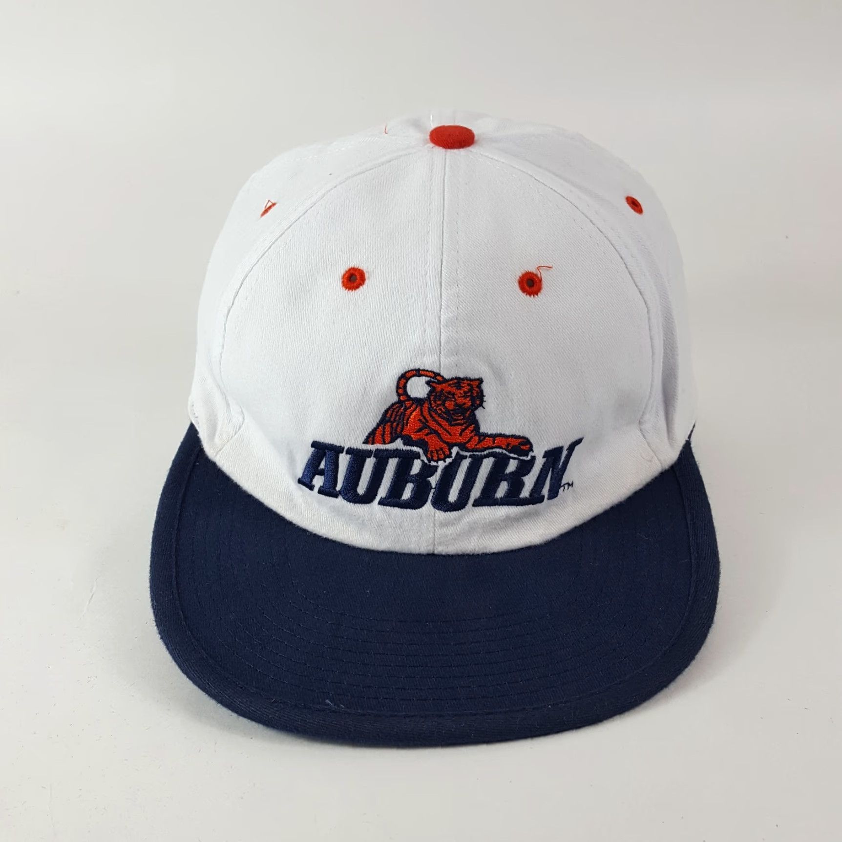 Vintage VINTAGE Auburn Tigers Adjustable Reversible Baseball Cap Hat - Blue - College Sports - 90s - Mens Size ONE SIZE - 2 Thumbnail