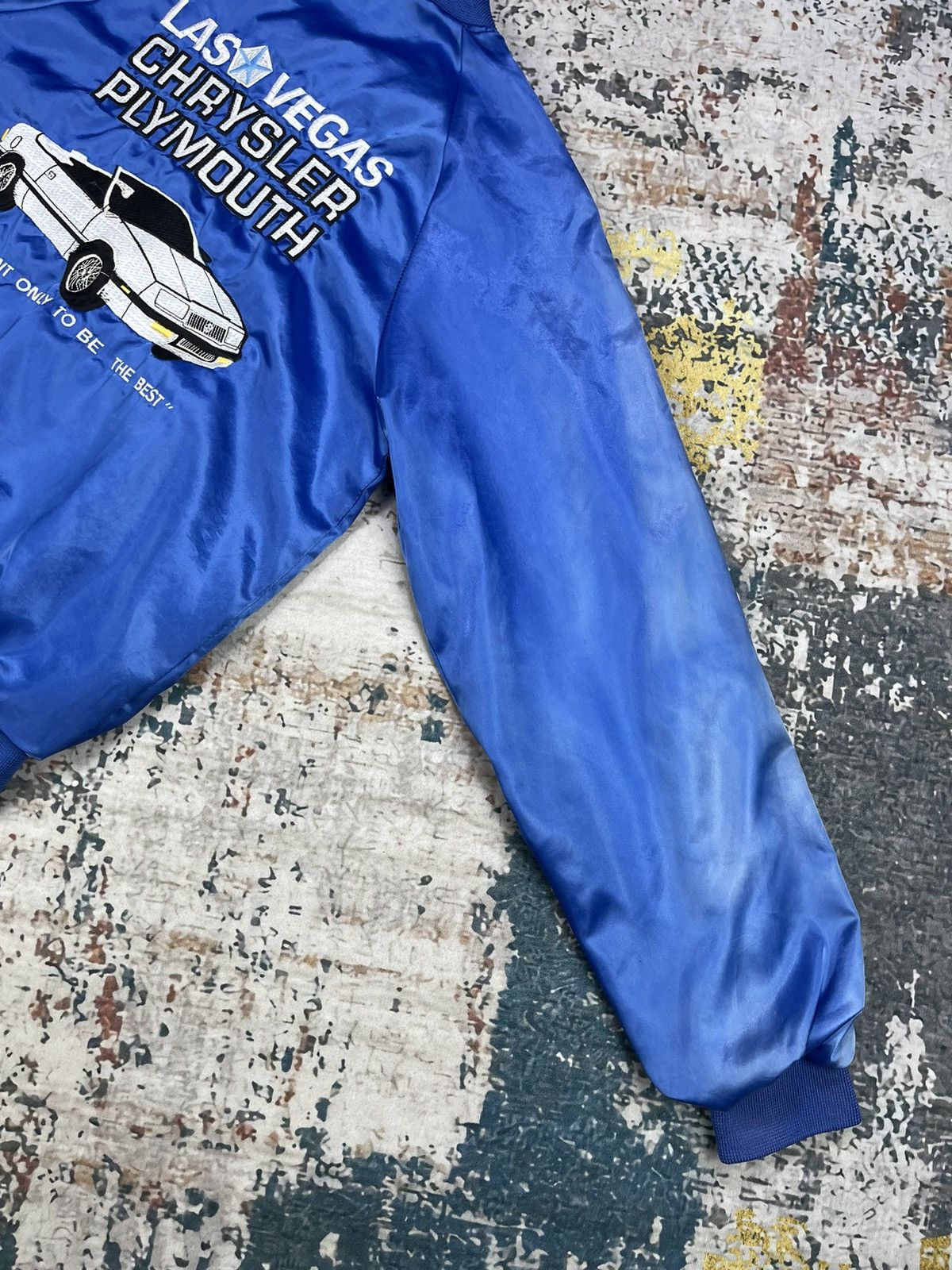 NASCAR Vintage Hartwell USA Chrysler Plymouth Bomber Jacket Size US S / EU 44-46 / 1 - 4 Thumbnail