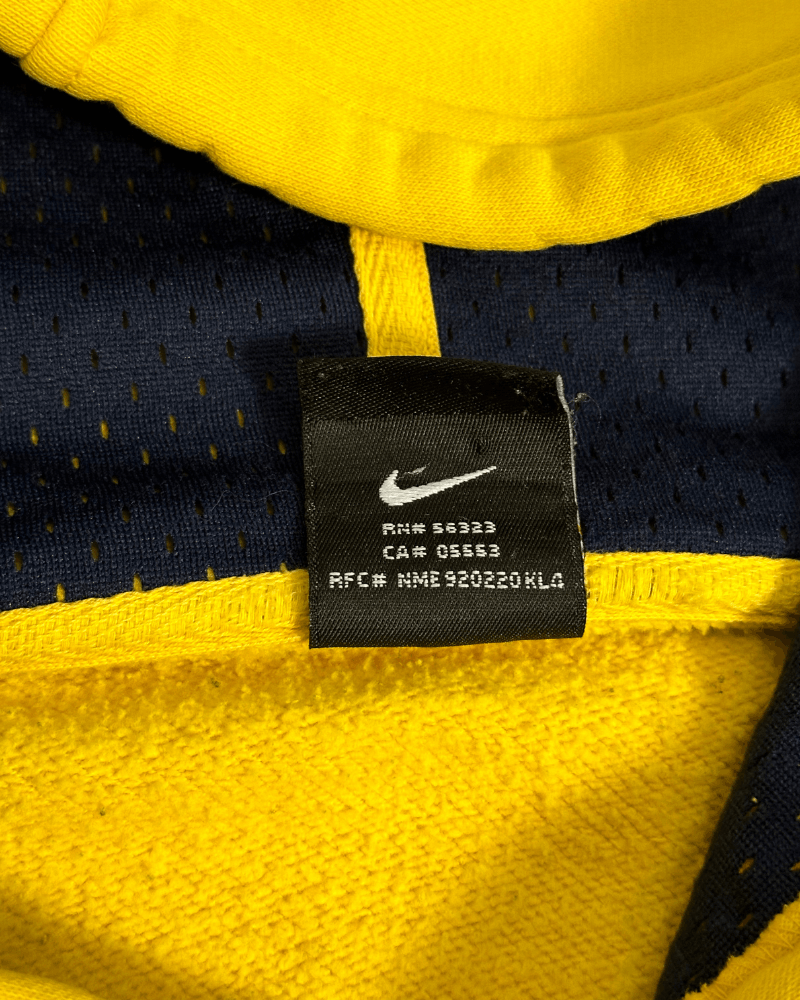 Nike × Vintage Vintage Nike Swoosh University of Michigan Hoodie XXL / 2XL Size US XXL / EU 58 / 5 - 8 Thumbnail