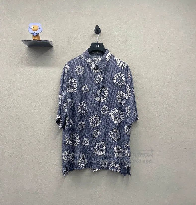Dior Dior FW23 old-fashioned short-sleeved shirt Size US XXS / EU 40 - 2 Thumbnail