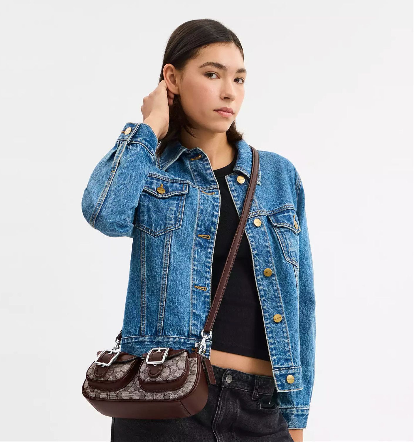 Coach Ashton Bag In Signature Jacquard CBJ00 Size ONE SIZE - 7 Thumbnail