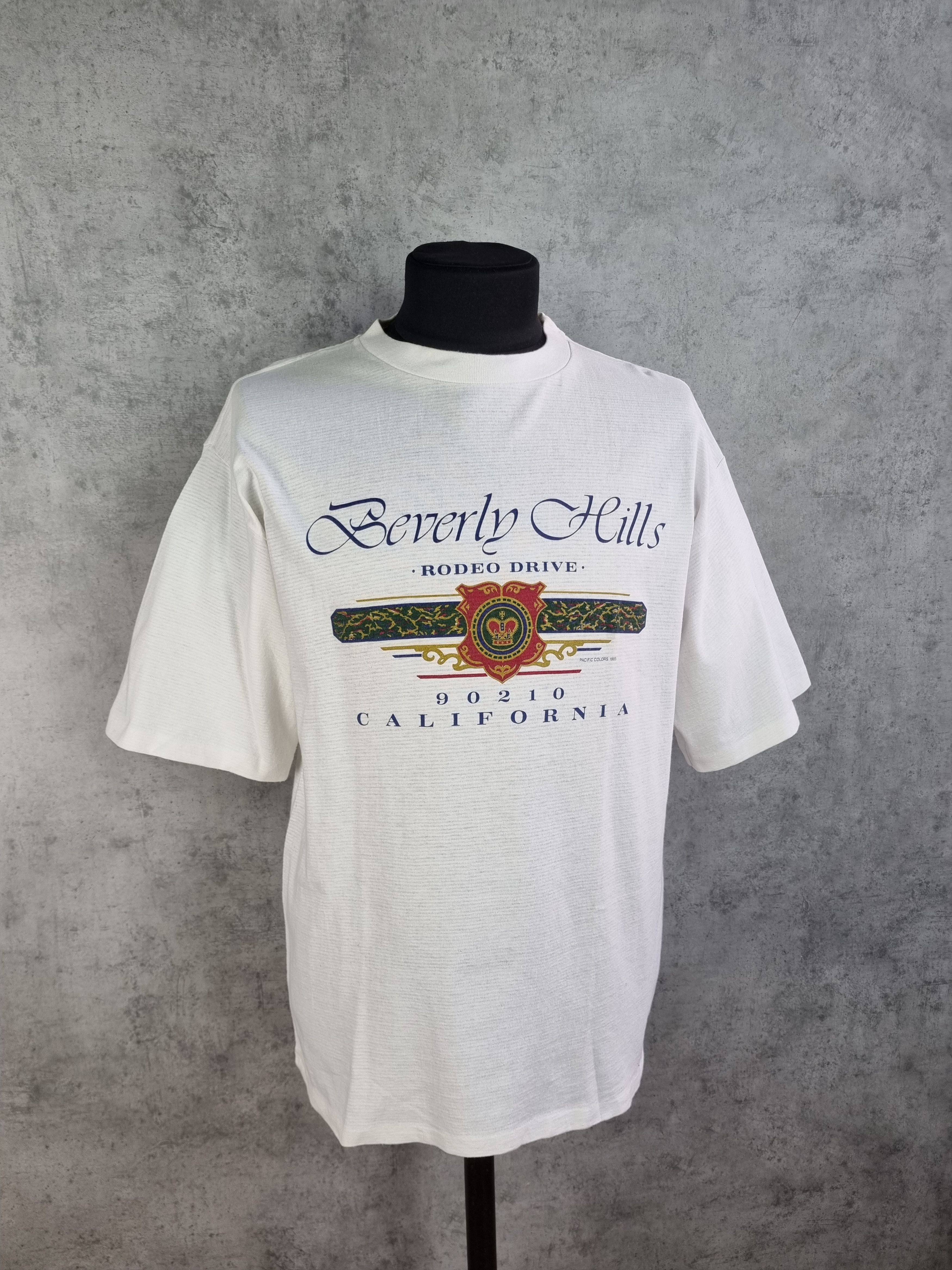 Other 93s Single Stitch Beverly Hills Rodeo Drive BigLogoTeeShirt Size US XL / EU 56 / 4 - 3 Thumbnail