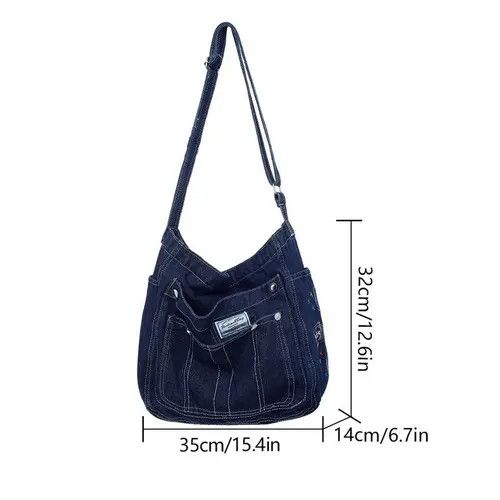 Japanese Brand Denim Ladies Bag Size ONE SIZE - 3 Thumbnail