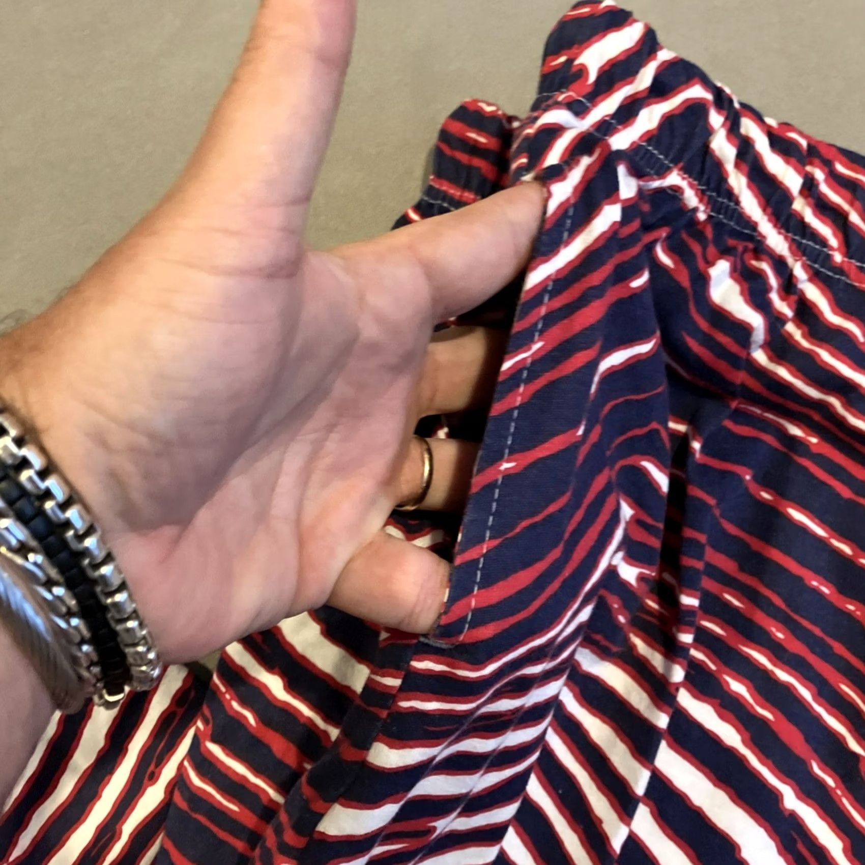 Vintage Vintage Zubaz Buffalo Bills Drawstring Weightlifting Pants XL Size US 36 / EU 52 - 2 Thumbnail