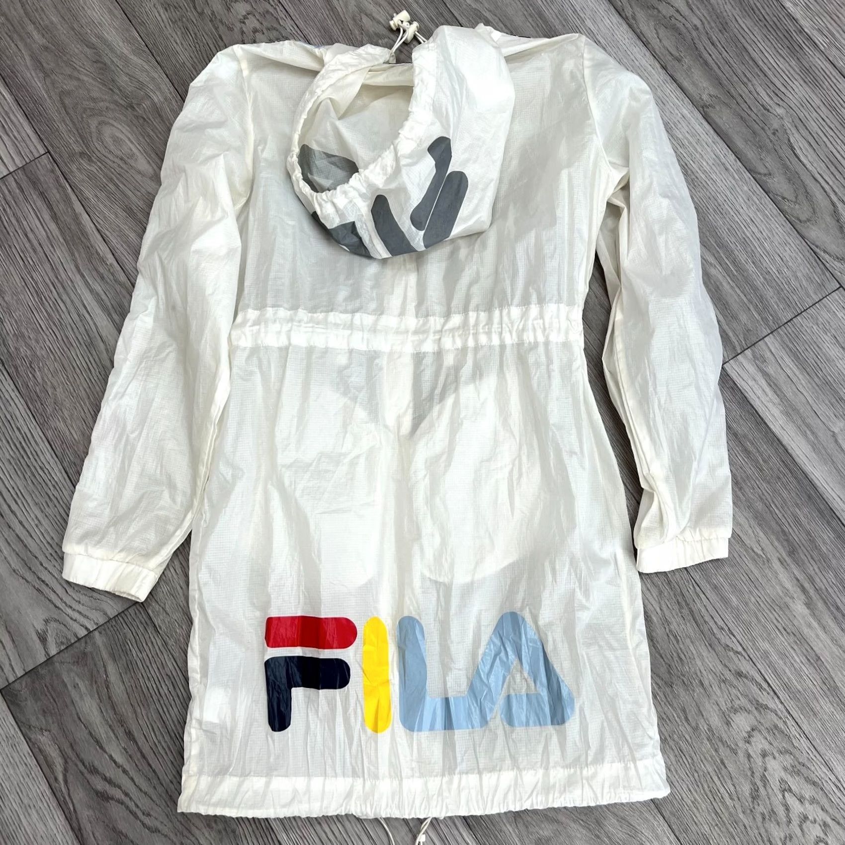 Fila Fila Womens Lightweight Jacket Coat Big Logo Size M Size M / US 6-8 / IT 42-44 - 2 Thumbnail