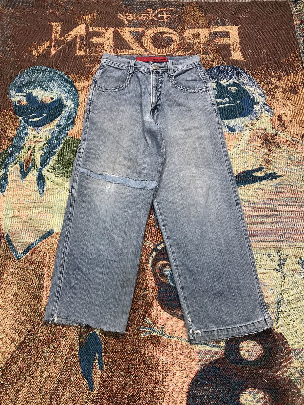 JNCO vintage Jnco dragon 🐉 embroidered damaged denim Size 28" / US 6 / IT 42 - 2 Thumbnail