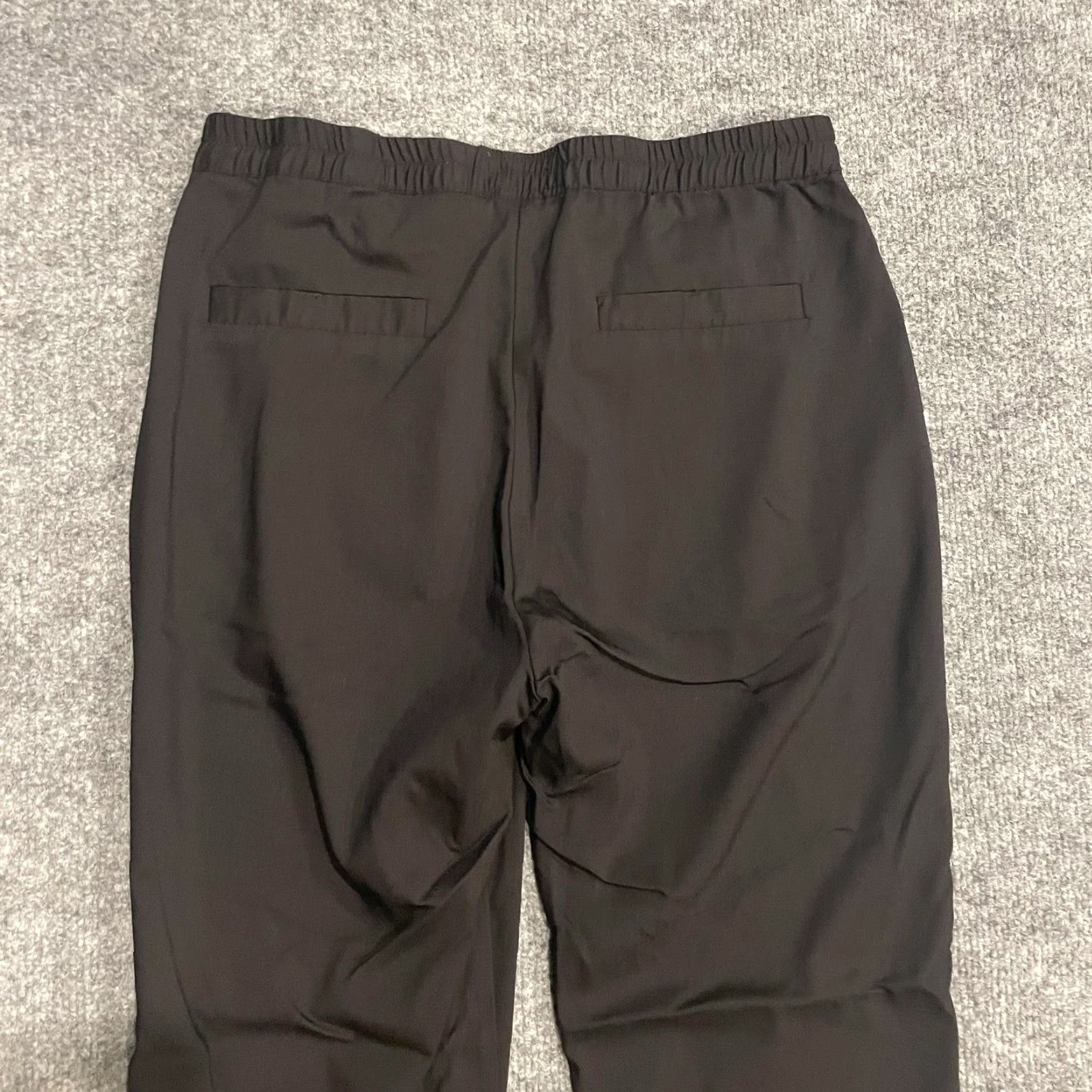 Marine Layer Marine Layer Pants Womens Small Black Elastic Waist Pull On Tapered Size 28" / US 6 / IT 42 - 4 Thumbnail