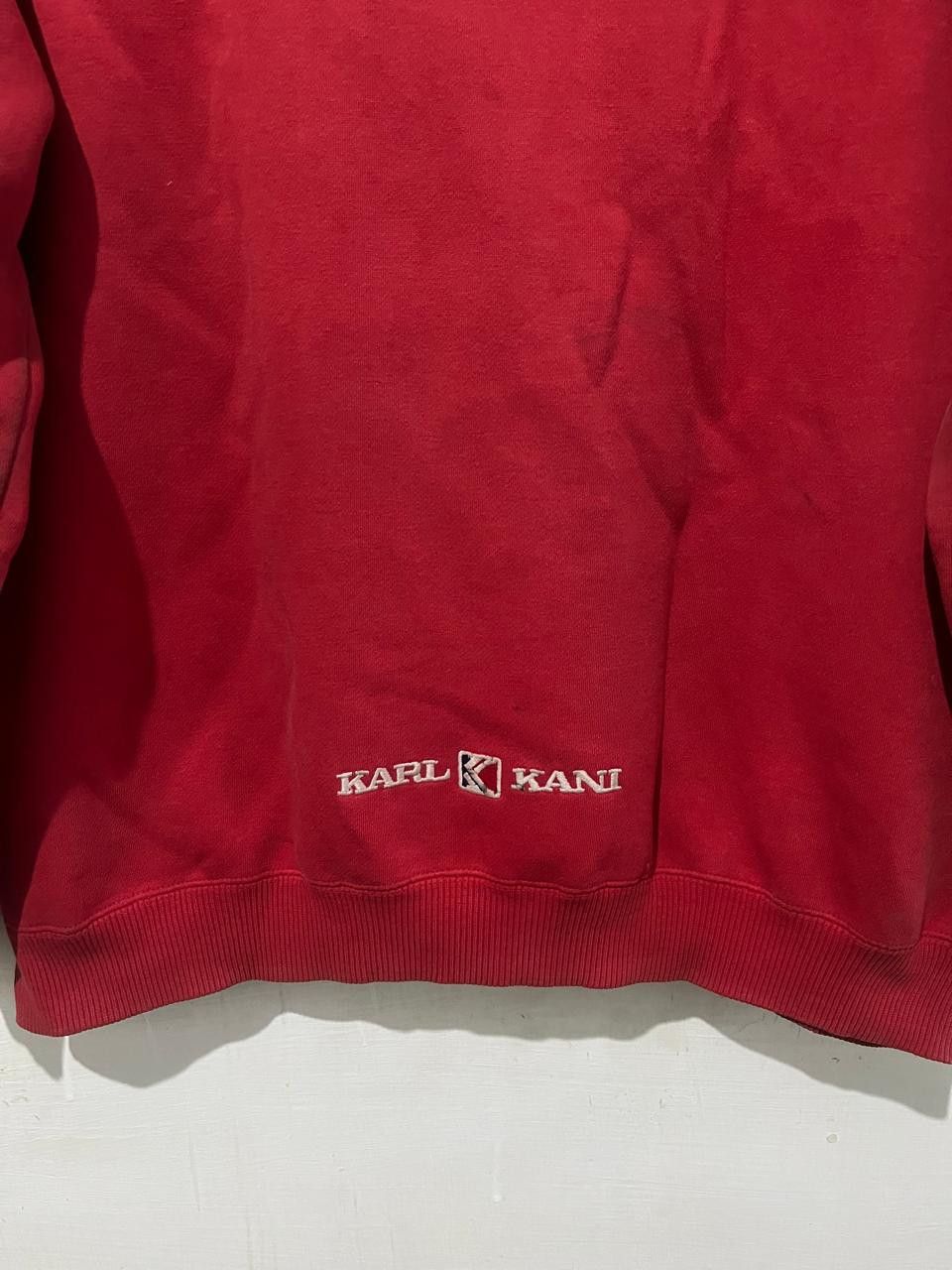 Japanese Brand Japanese Sweater KarlKani Red Vintage Size US XL / EU 56 / 4 - 5 Thumbnail