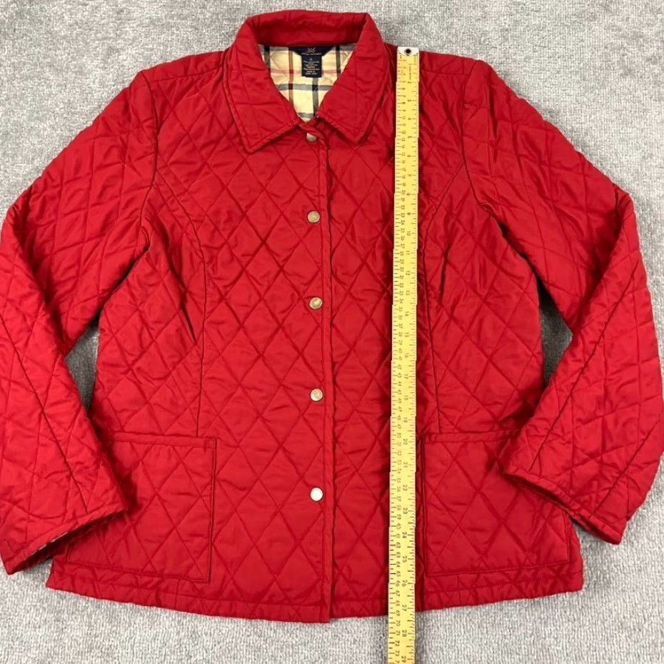 Brooks Brothers BROOKS BROTHERS Jacket Size 14 Red Quilted Coat Lined Button Pockets Womens Size XL / US 12-14 / IT 48-50 - 3 Thumbnail
