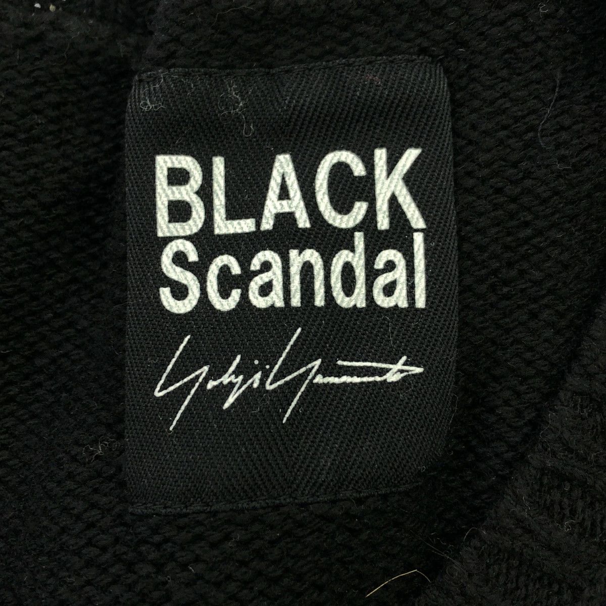 Yohji Yamamoto Black Scandal Yohji Yamamoto 19AW Message Pullover Knit Size US L / EU 52-54 / 3 - 3 Thumbnail