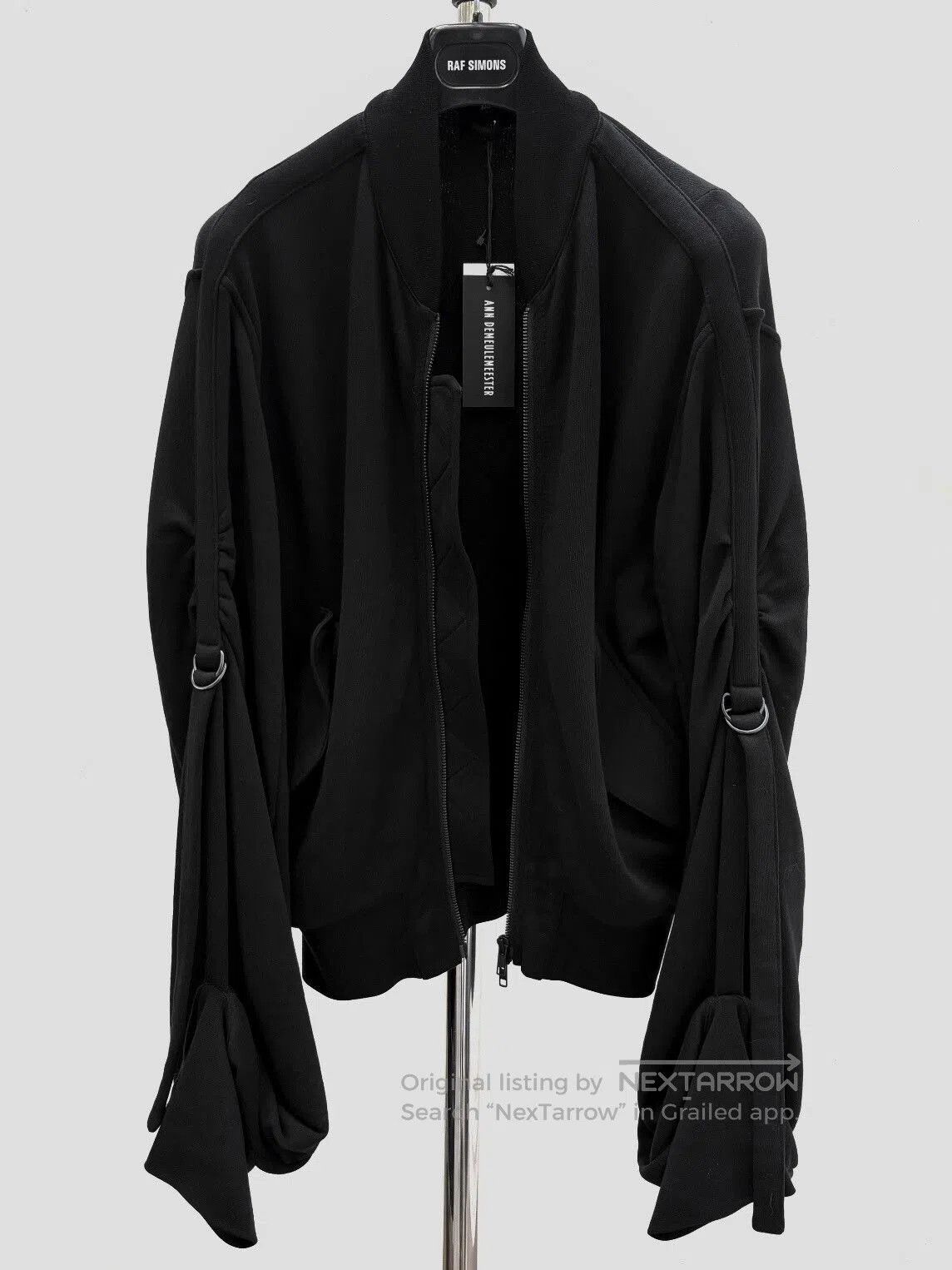 Ann Demeulemeester Ann Demeulemeester SS18 Strappy Bomber. Size US XXS / EU 40 - 3 Thumbnail