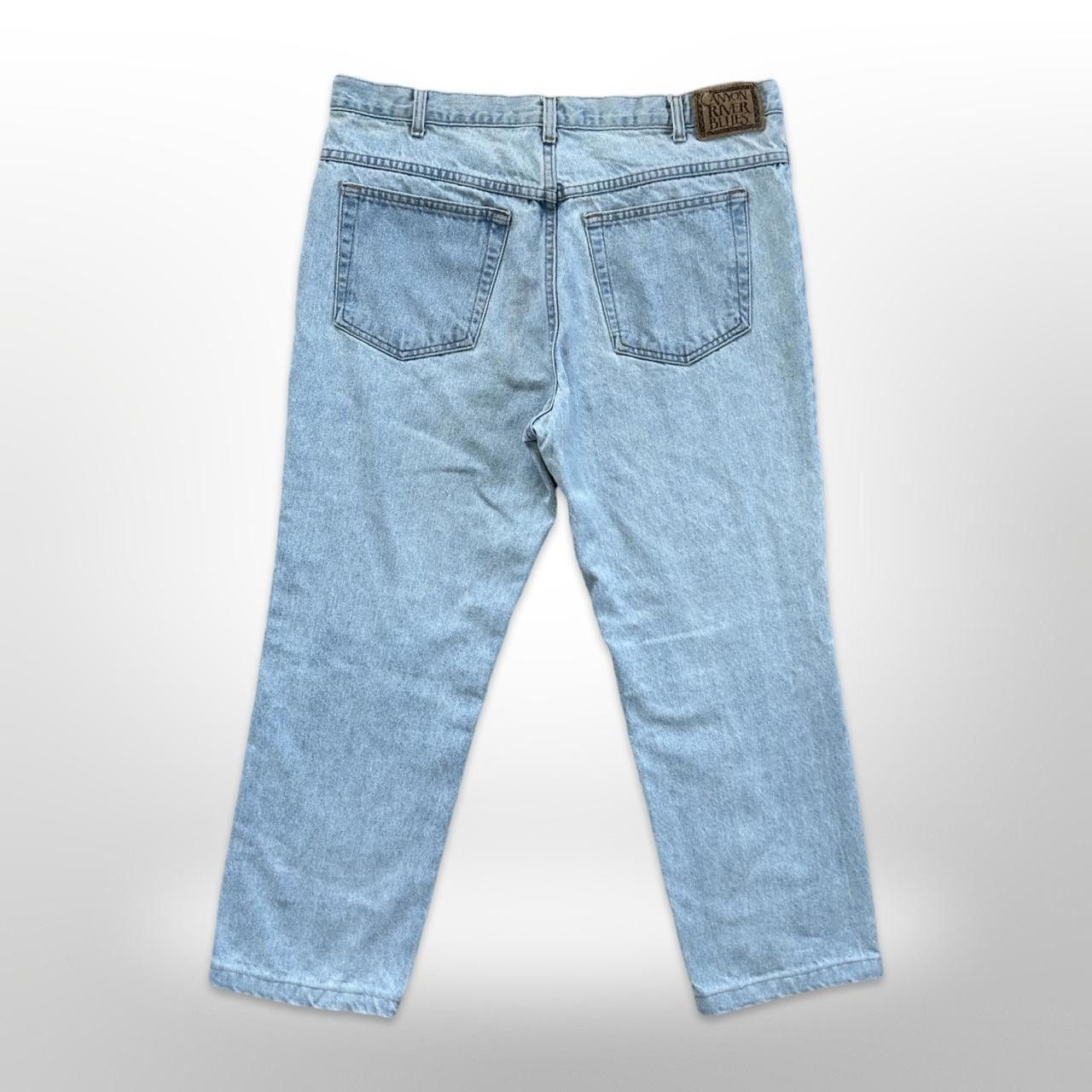 Vintage Vintage Light Wash Faded Straight Leg Jeans - 38x30 Size US 38 / EU 54 - 1 Thumbnail