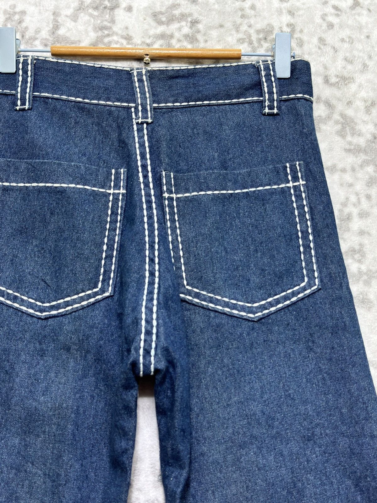 Vintage Dazzlin Flared Bootcut Y2K High Waist Unisex Denim Pants Size US 27 - 10 Thumbnail
