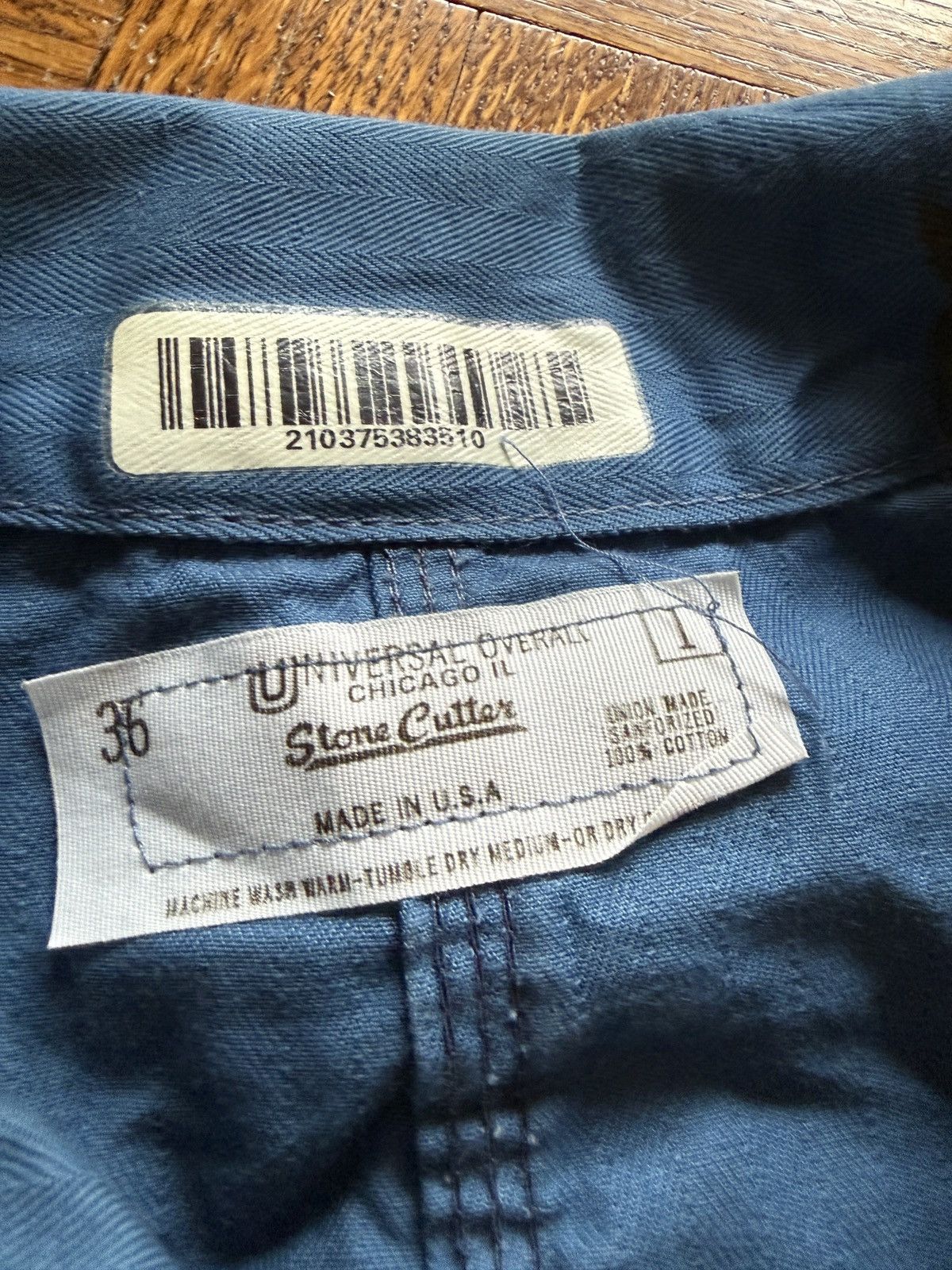 Vintage Vintage 60s Universal Chicago HBT Shop Work Coat NOS Size US M / EU 48-50 / 2 - 3 Thumbnail
