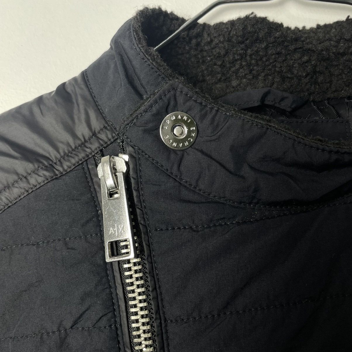 Armani Exchange Armani Exchange Asymmetrical Biker Jacket Size US S / EU 44-46 / 1 - 3 Thumbnail
