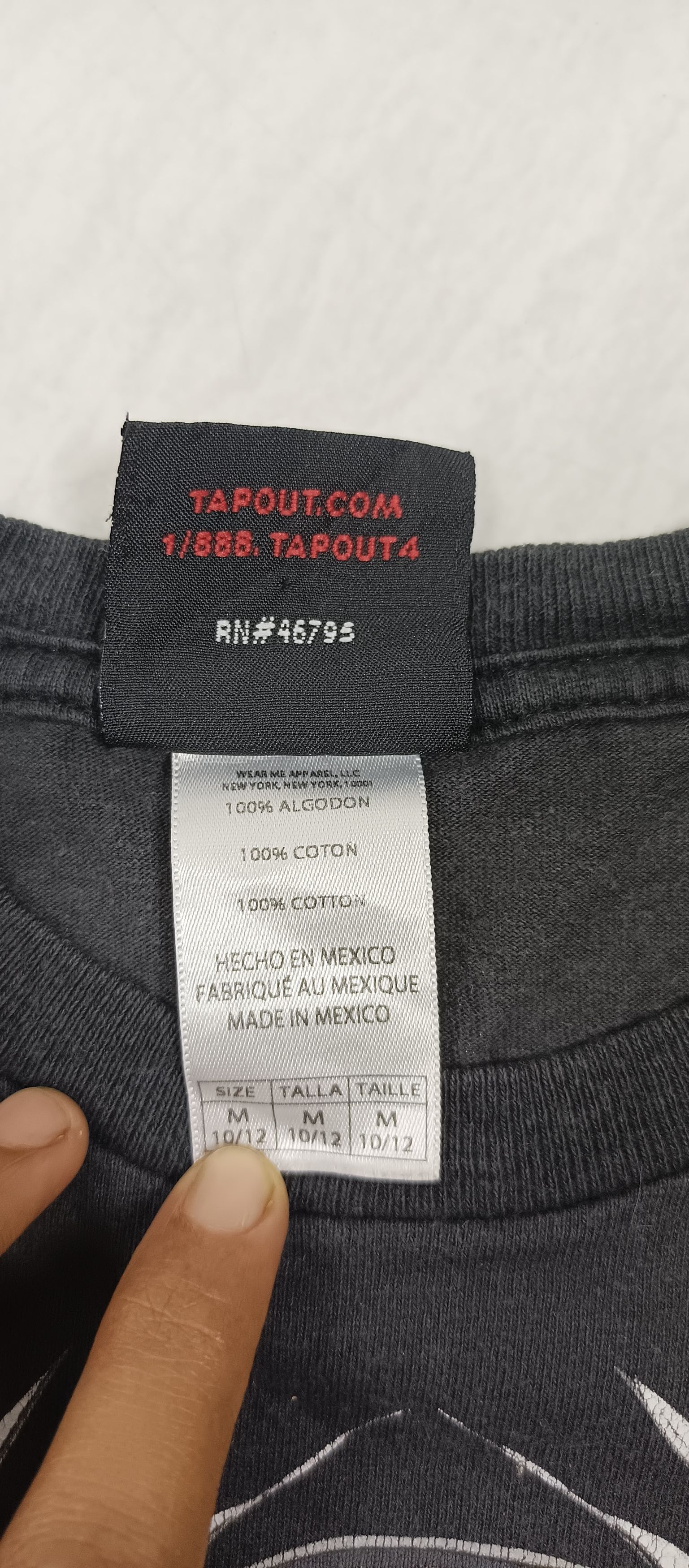 Affliction × Japanese Brand × Tapout Rare Tapout Tee Y2K Affliction Style Size M / US 6-8 / IT 42-44 - 4 Thumbnail