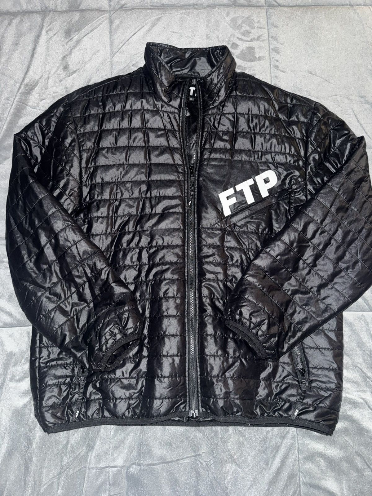 Fuck The Population FTP black lightweight down jacket Size US XL / EU 56 / 4 - 1 Thumbnail