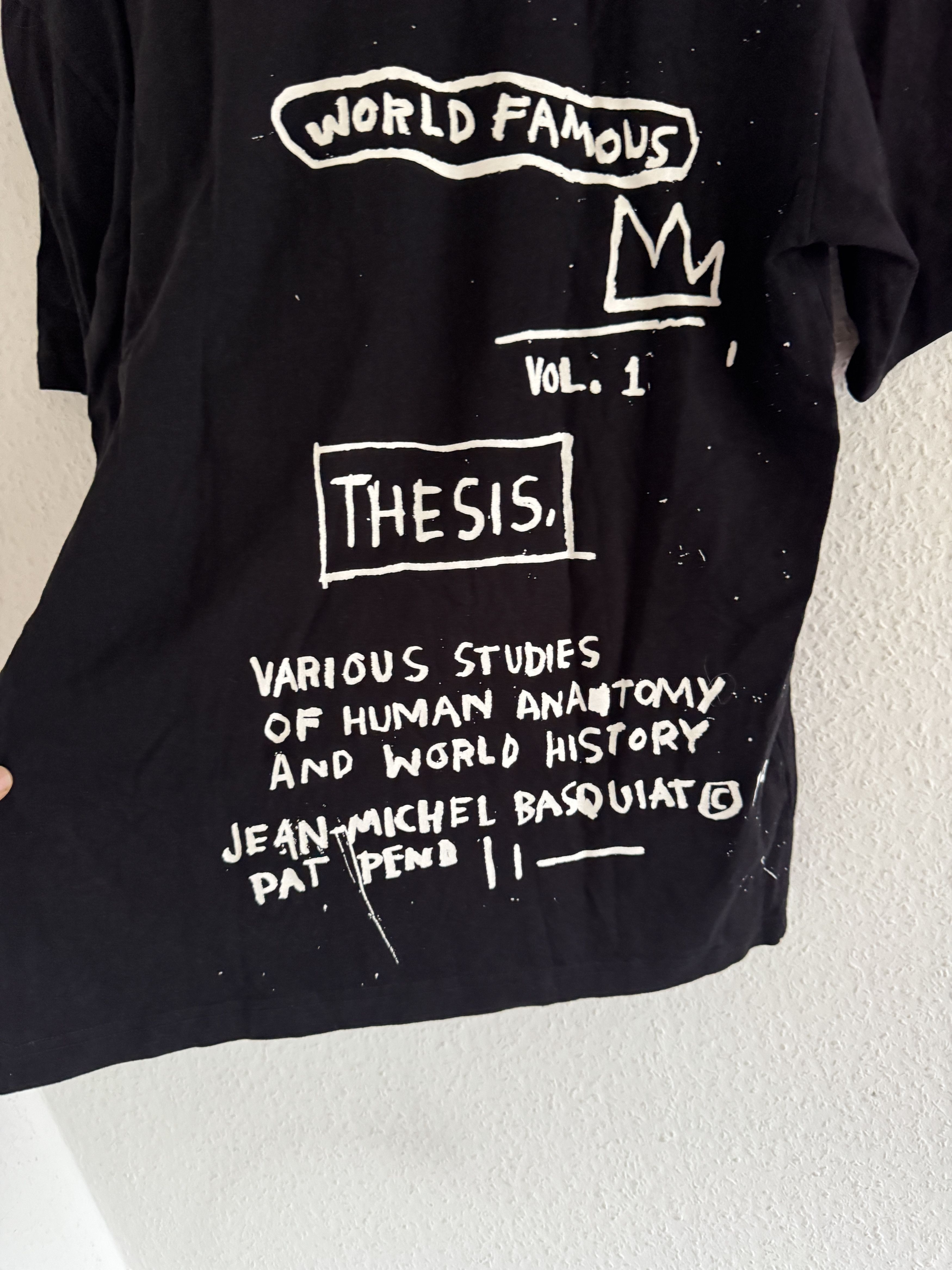 H&M × Jean-Michel Basquiat × Who Decides War Relaxed Graphic Print T-Shirt Size US S / EU 44-46 / 1 - 4 Thumbnail