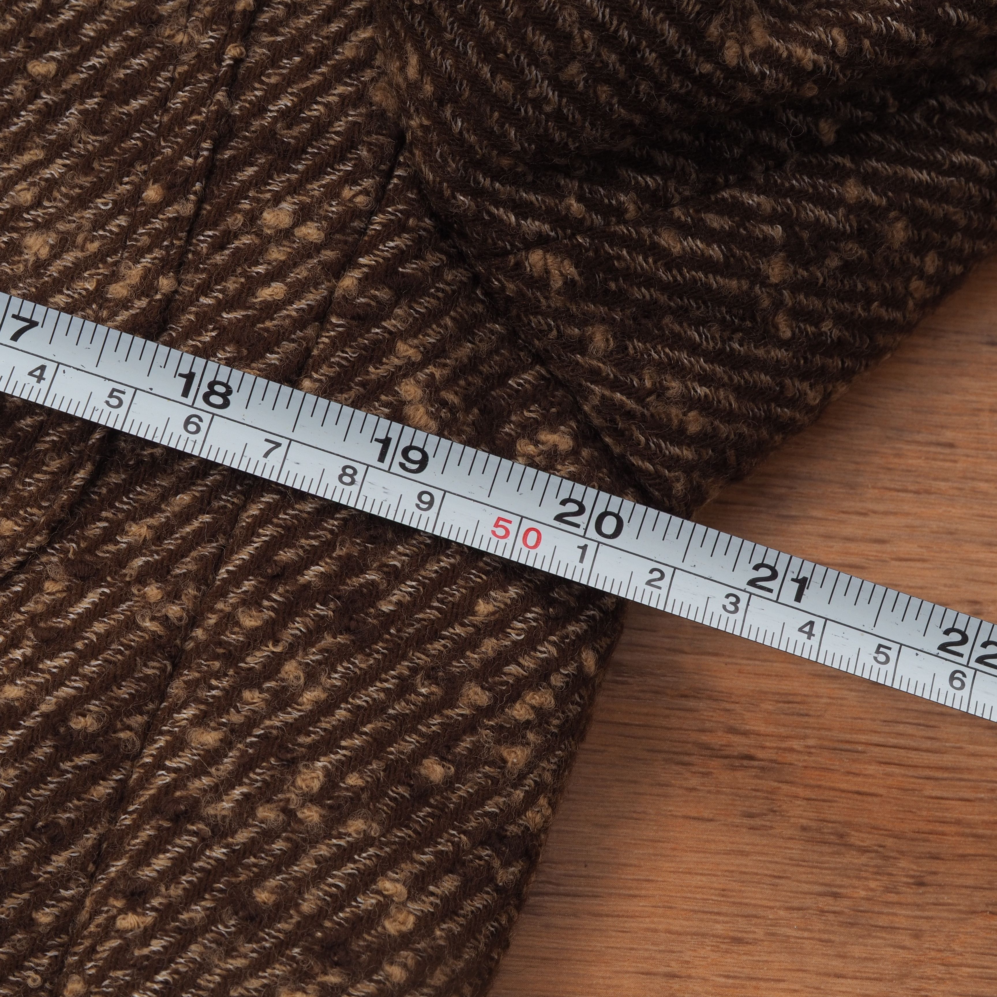 Valentino × Vintage Valentino Miss V Vintage Brown Tweed Designer Blazer Jacket Size L / US 10 / IT 46 - 8 Thumbnail