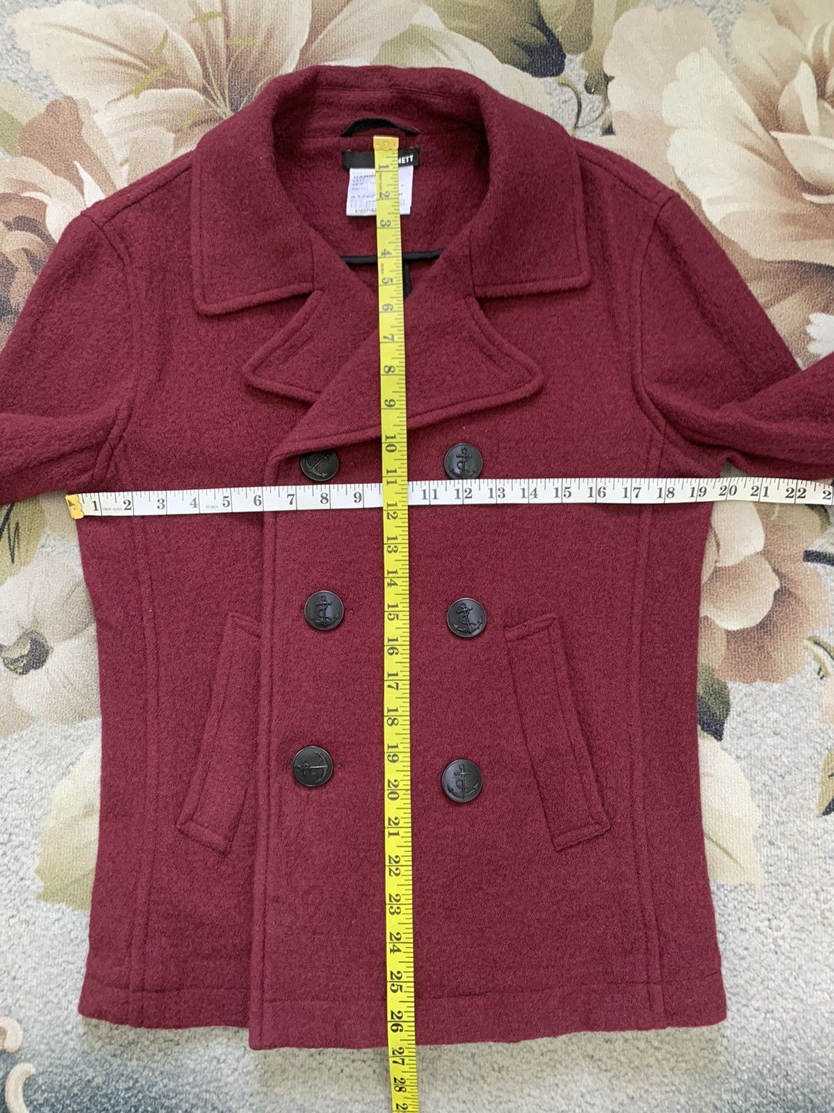 Katharine Hamnett London Hamnett Knit Wool Double Breast Jacket Size US M / EU 48-50 / 2 - 6 Thumbnail