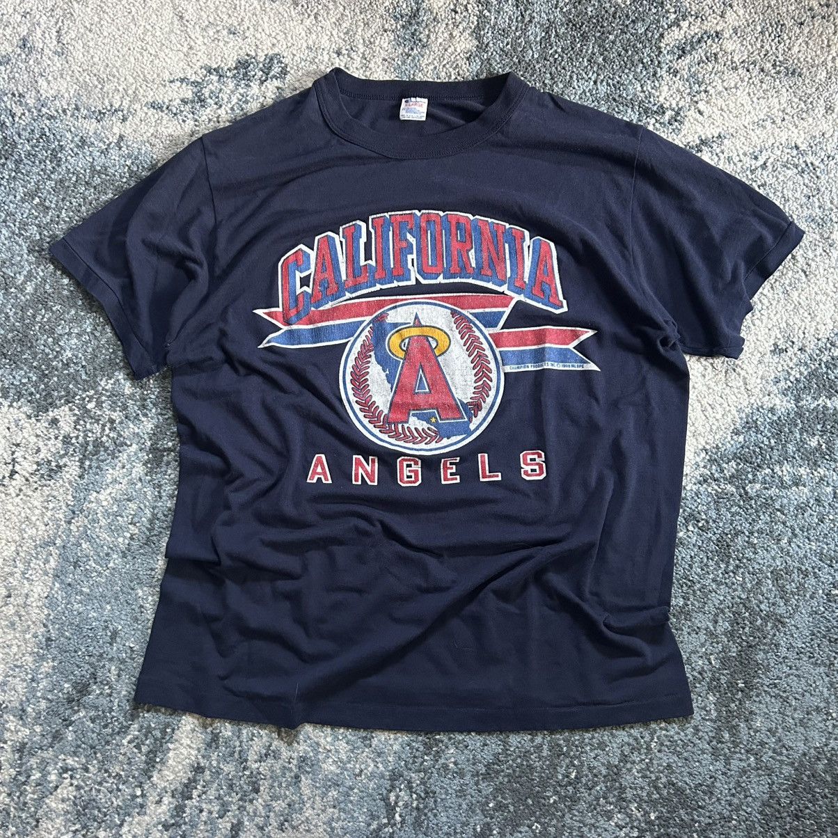 Champion 1988 CALiFORNiA ANGELS ANAHEiM MOUNTED COLLAR SiNGLE STiTCH Size US XL / EU 56 / 4 - 1 Thumbnail