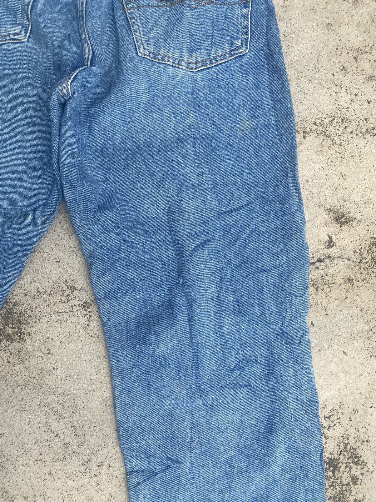 Burberry × Designer × Vintage Vintage Thomas Burberry Loose Wide Leg Jeans Size US 29 - 16 Thumbnail