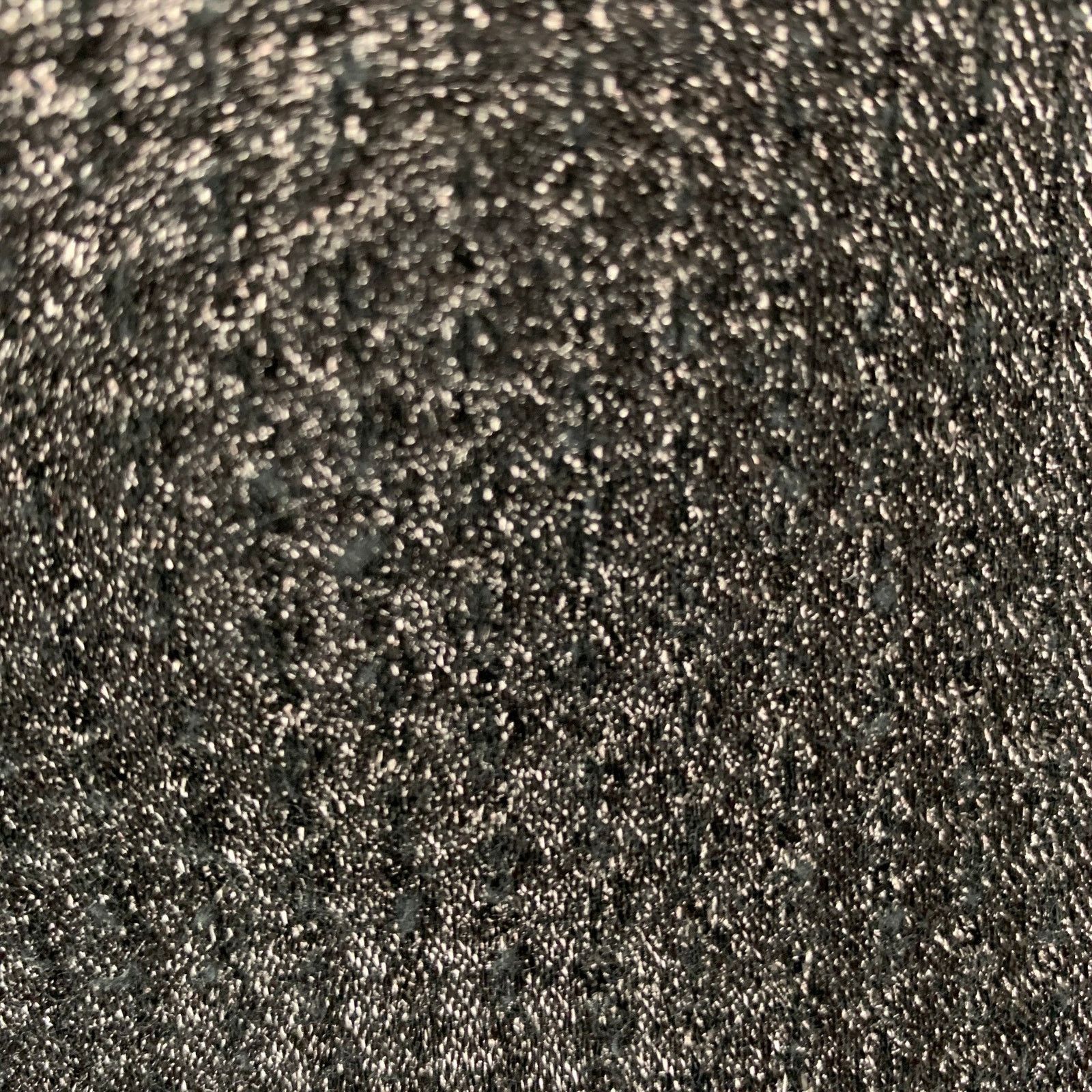Area AREA Black Viscose Blend Metallic Side Zipper Casual Pants Size 37" - 2 Thumbnail