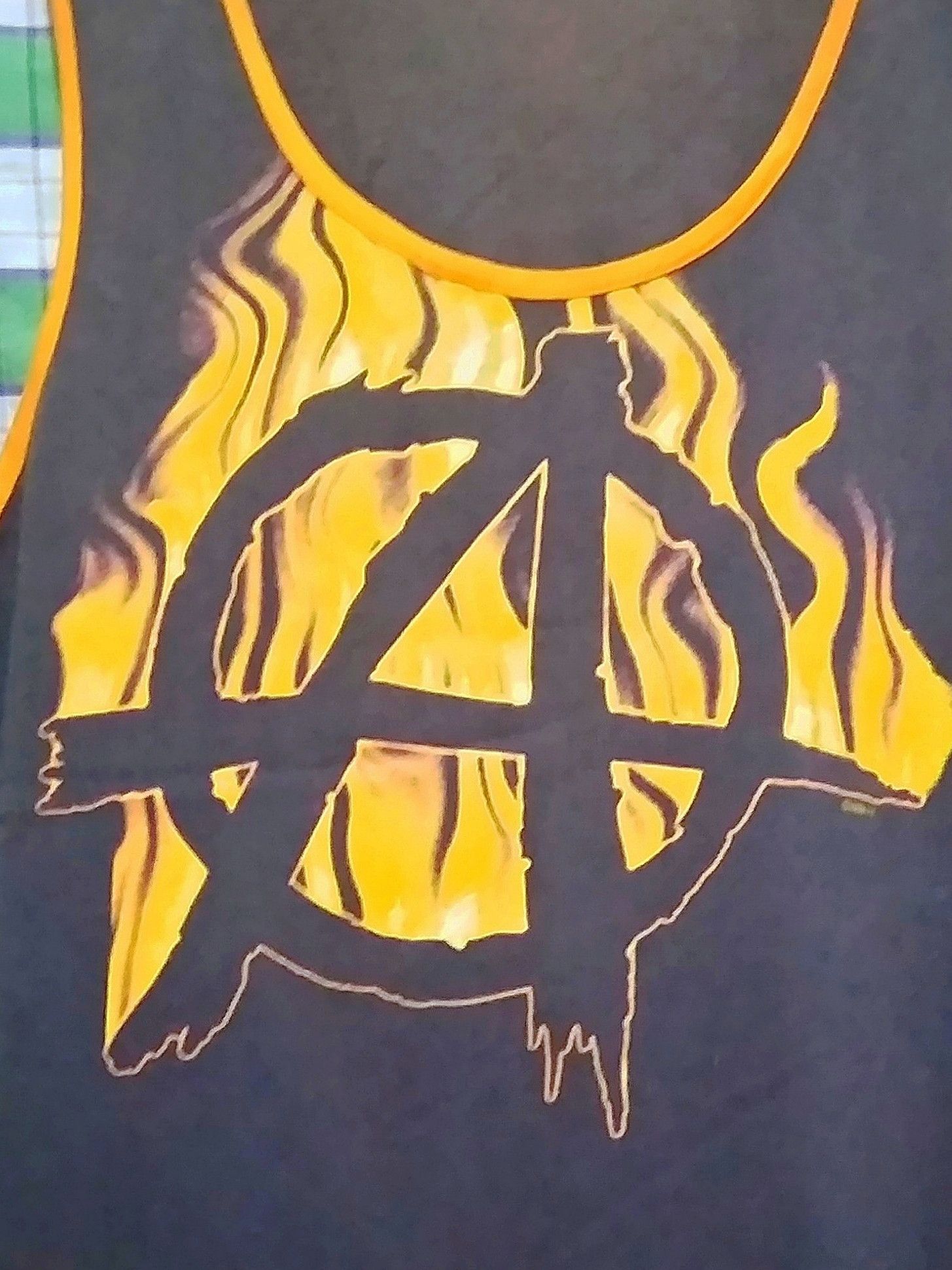 Fashion Victim × Vintage vintage 00s faded Fashion victim Flamming Anarchy rare Size US L / EU 52-54 / 3 - 5 Thumbnail