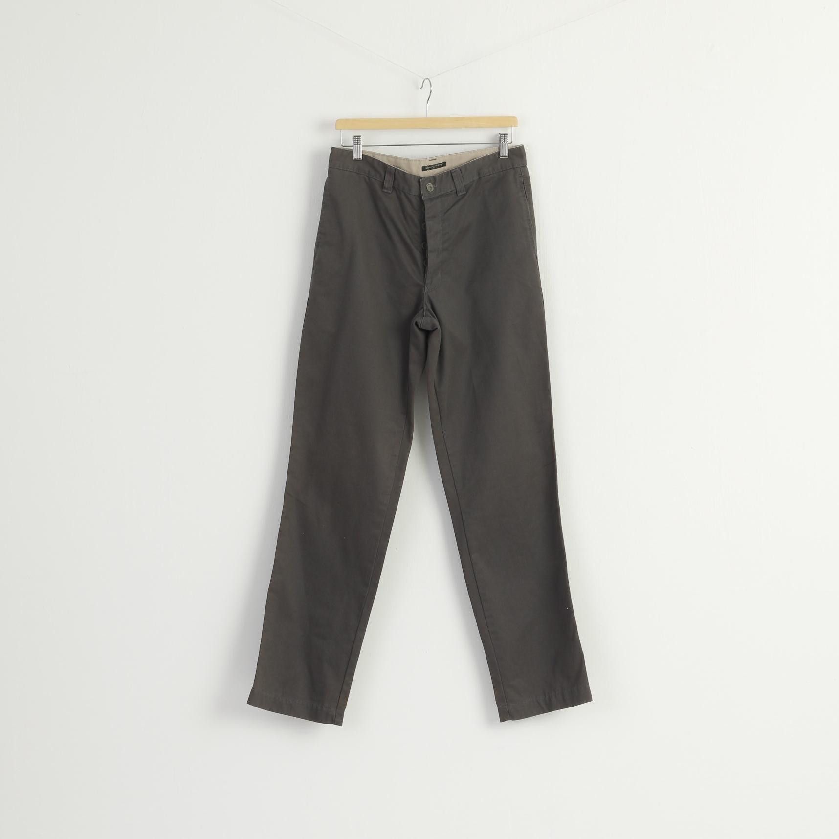 Dockers Dockers Khakis Men 32 Trousers Gray Straight 8806 Size US 32 / EU 48 - 2 Thumbnail