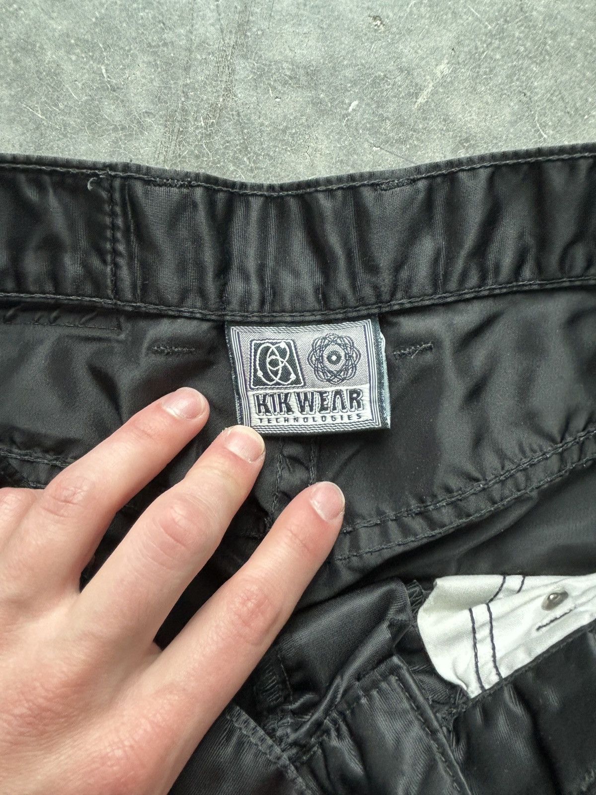 Crazy Vintage Y2K Kikwear Baggy Nylon Shorts
