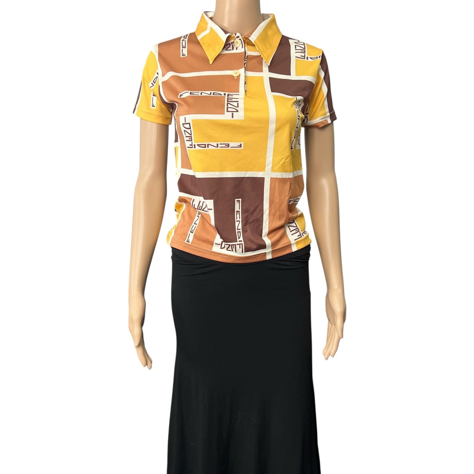 Fendi Fendi Vintage Polo Tee Size S / US 4 / IT 40 - 1 Thumbnail