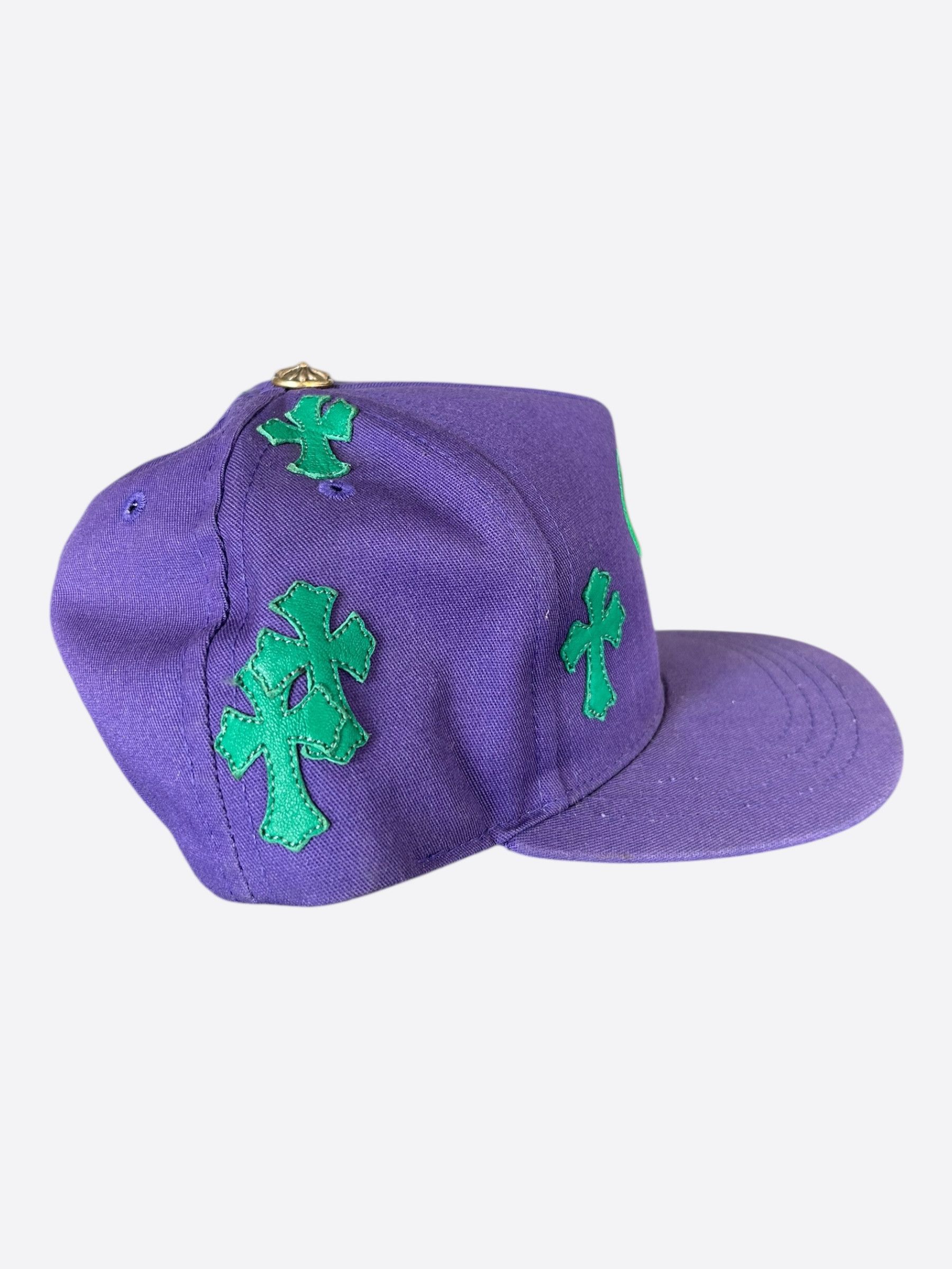 Chrome Hearts Chrome Hearts Purple & Green Cross Patch Hat Size ONE SIZE - 2 Thumbnail