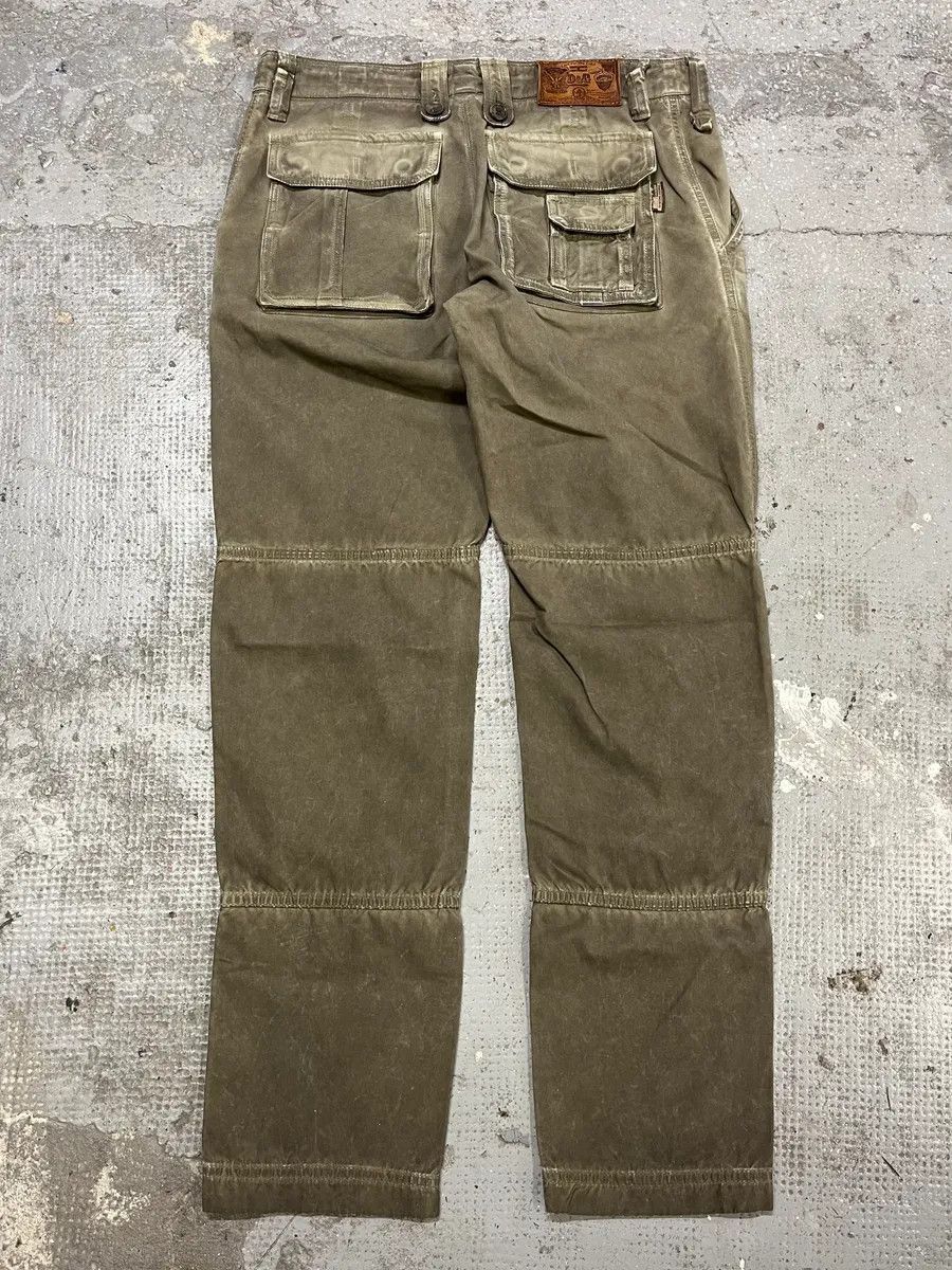 Dolce & Gabbana × Vintage 2000s Dolce & Gabbana Olive Eroded Cargo Pants Size US 32 / EU 48 - 3 Thumbnail
