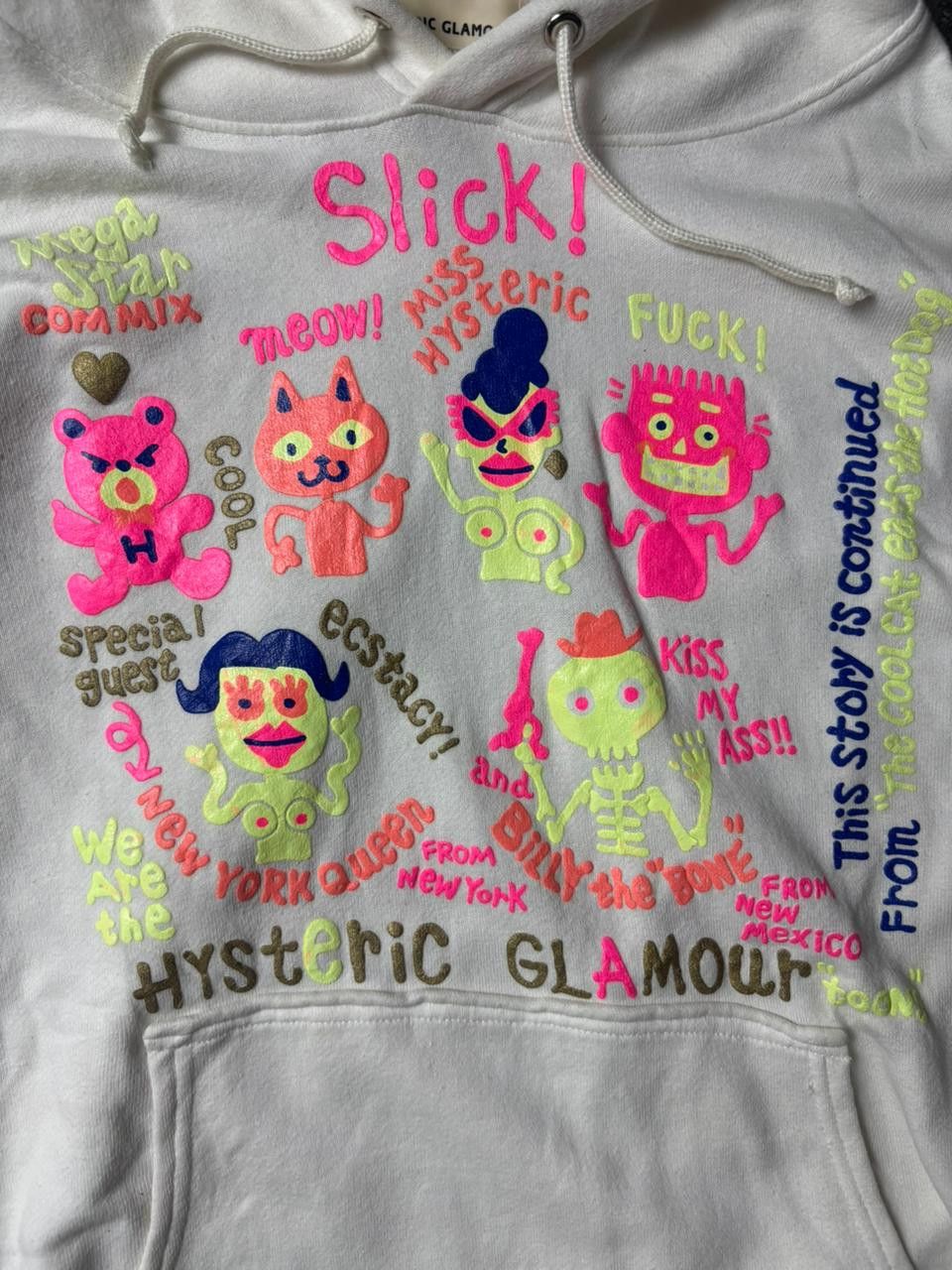 Hysteric Glamour 1990s Hysteric Glamour "Toons" Hoodie Size US M / EU 48-50 / 2 - 3 Thumbnail