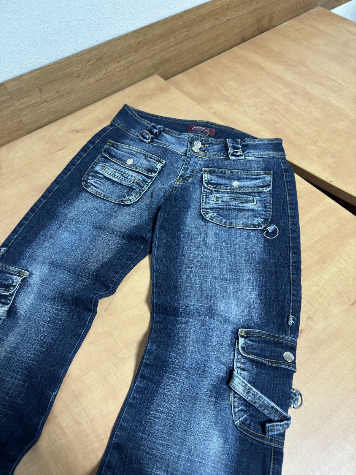Hysteric Glamour × Japanese Brand Vintage Bootcut Japanese Washed Y2K Flare Jeans Denim Pants Size US 29 - 4 Thumbnail