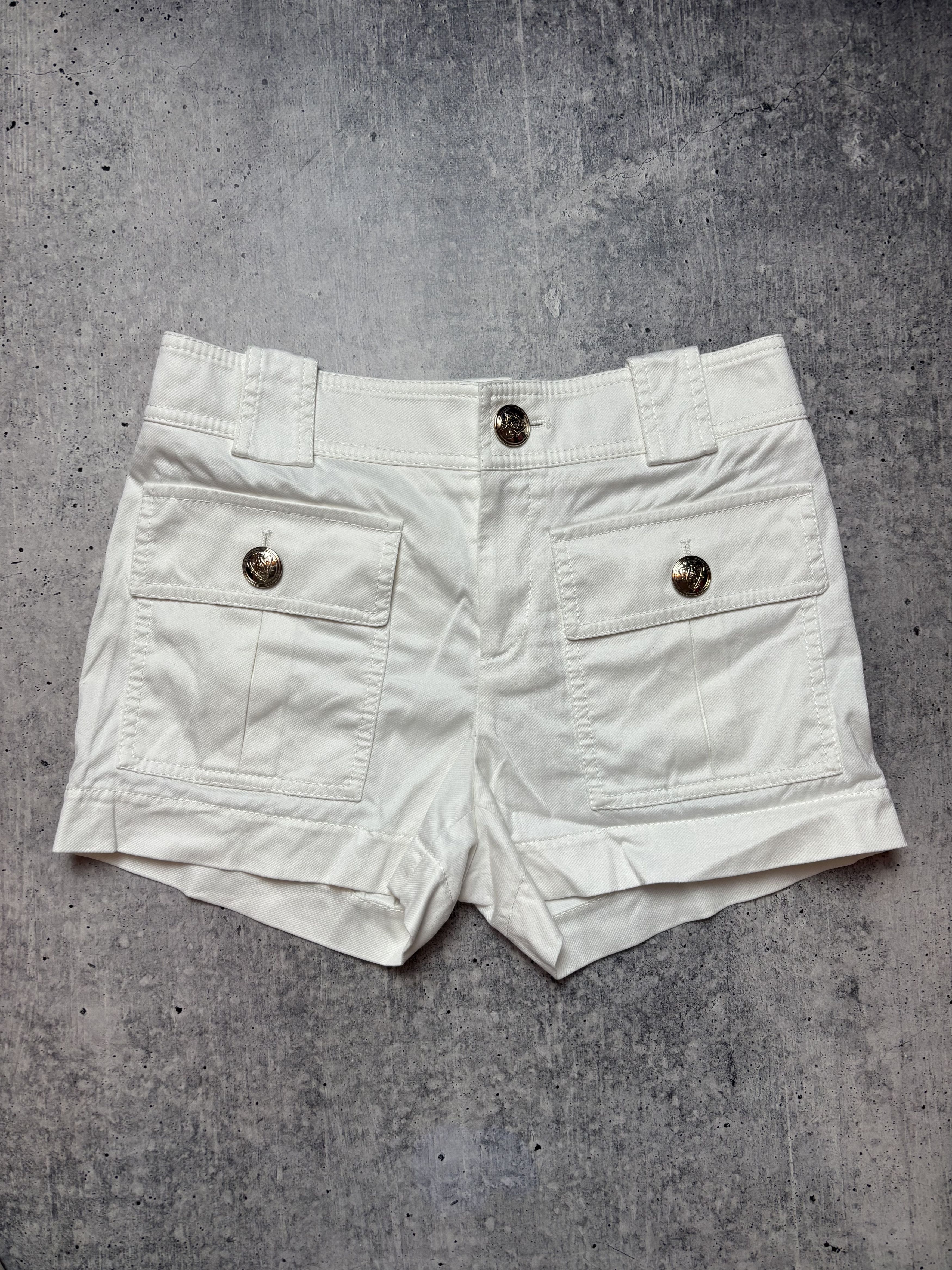 Gucci Gucci Shorts Cotton White Front Pockets Size 26" / US 2 / IT 38 - 1 Thumbnail