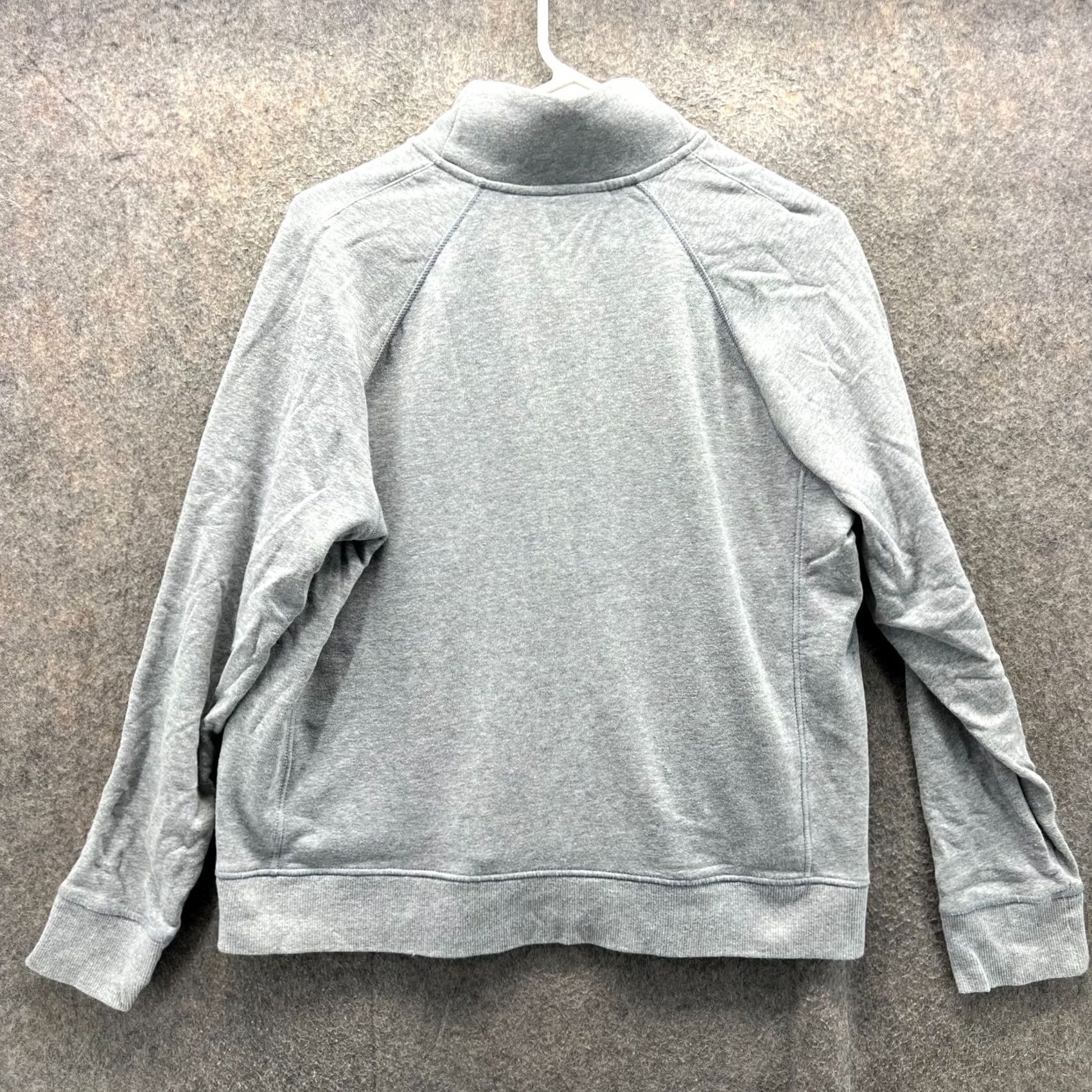 Under Armour Under Armour Sweatshirt Womens Medium Gray Half Zip Pullover Logo Fleece Mock Neck Zip Cold Weather Activewear - Mens? Size M / US 6-8 / IT 42-44 - 2 Thumbnail