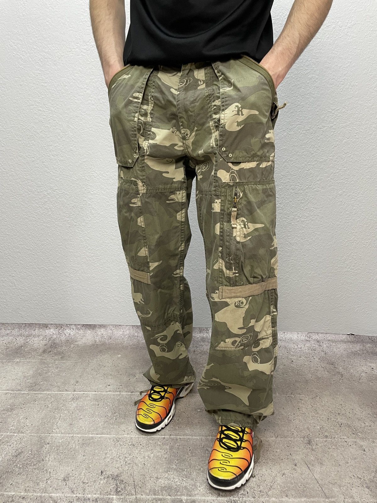 Rip Curl Vintage Junya Watanabe Style Striped Opium Denim Jeans Y2K Size US 30 / EU 46 - 1 Thumbnail