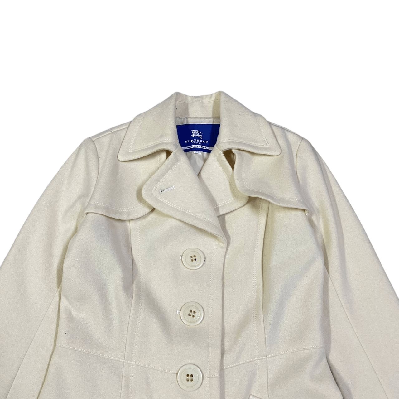 Burberry Vintage Burberry Blue Label Nova Check Wool Coat Size S / US 4 / IT 40 - 3 Thumbnail