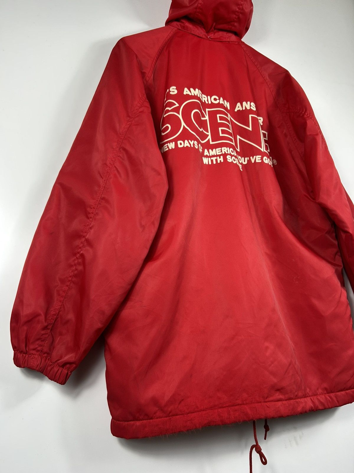 Vintage ⚡️Vintage America Hauian Scene Hooded Coach Jacket Size US M / EU 48-50 / 2 - 15 Thumbnail