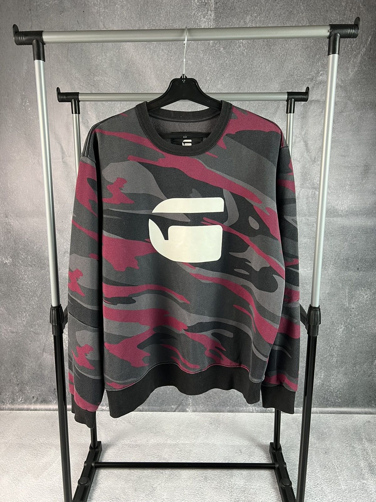 Designer × G-Star G star Raw camouflage sweatshirt big logo Size US M / EU 48-50 / 2 - 1 Thumbnail