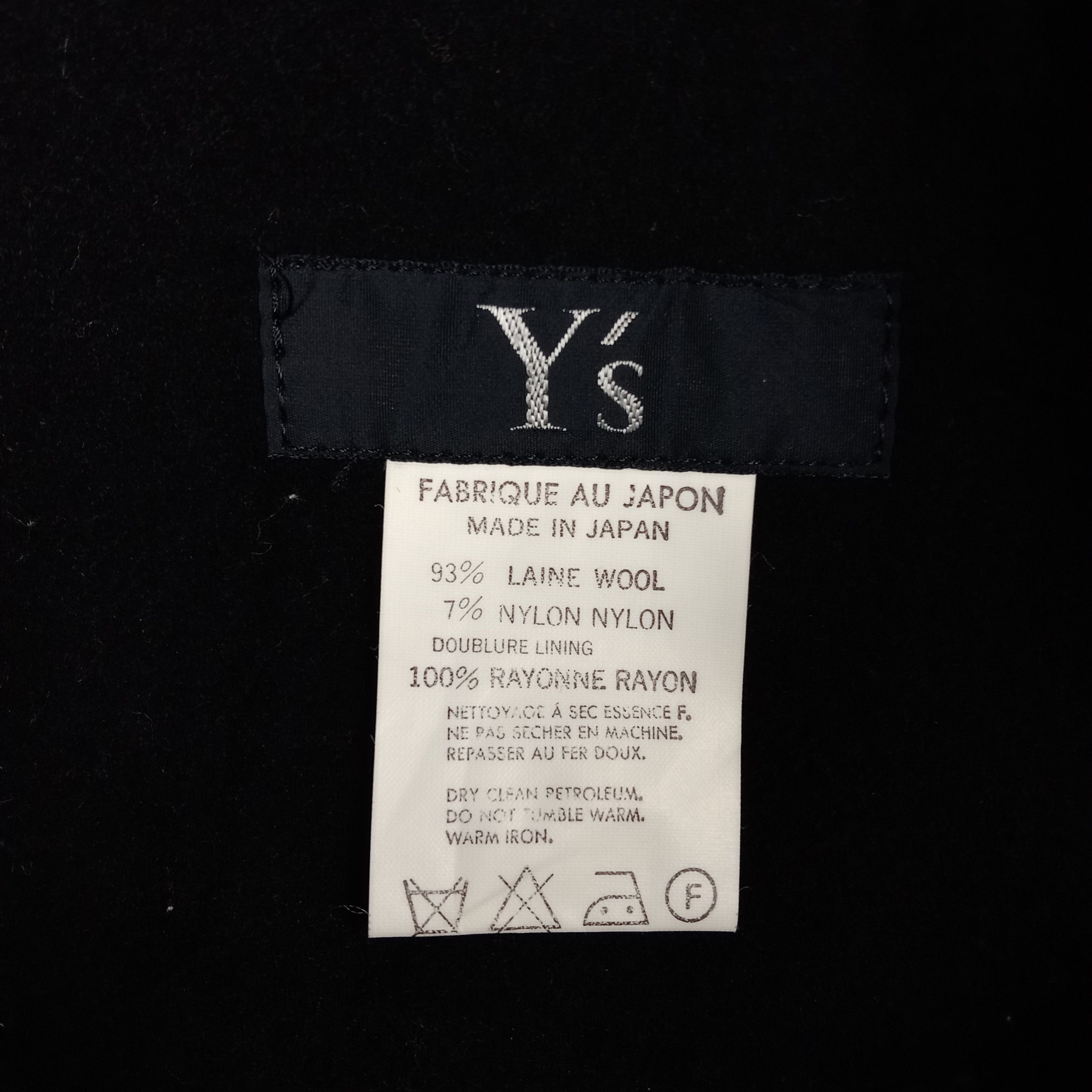 Japanese Brand Y's by Yohji Yamamoto Japanese Designer Wool Skirts Size 26" / US 2 / IT 38 - 3 Thumbnail