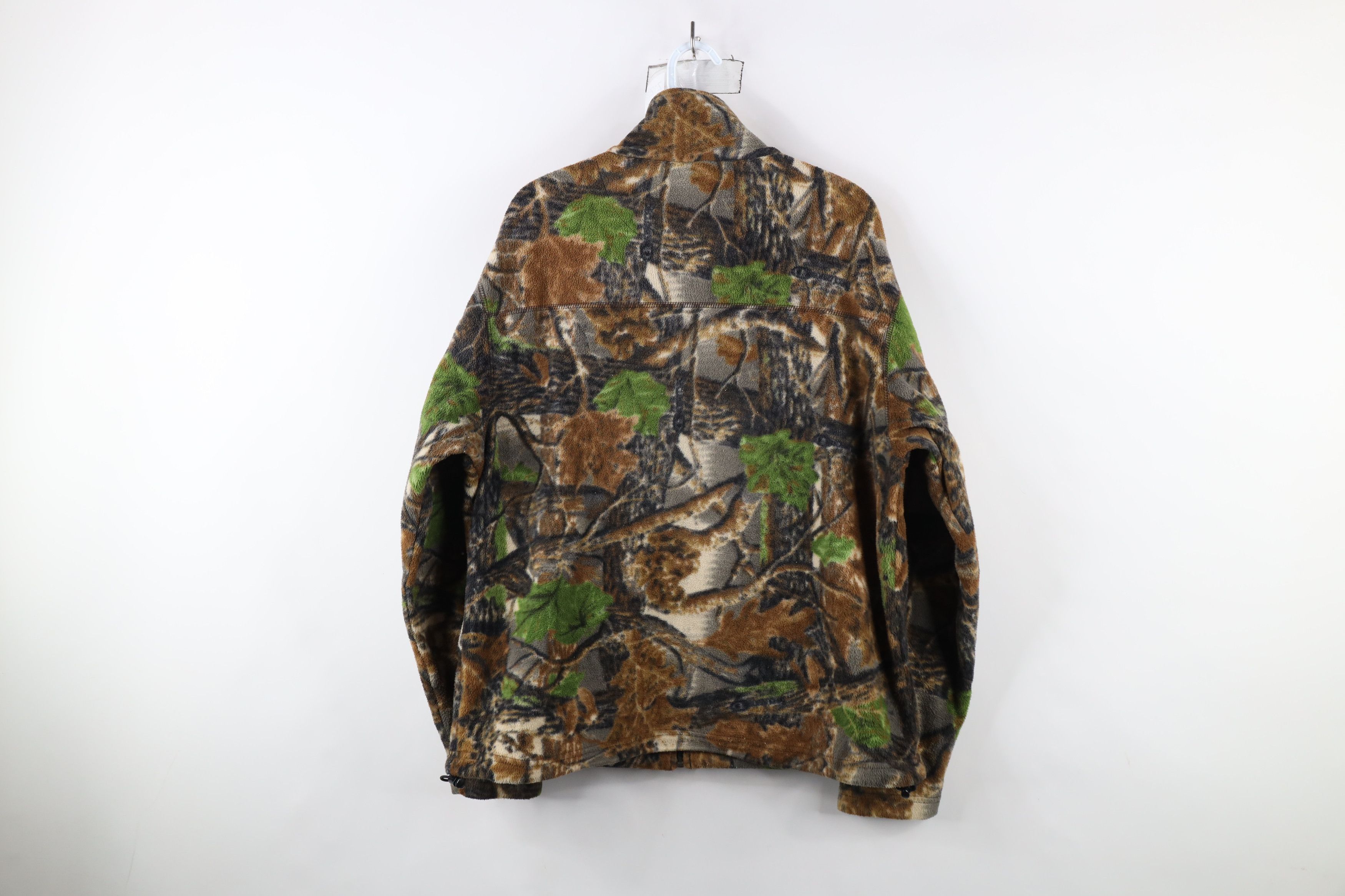 Cabelas × Vintage Vintage 90s Cabelas Spell Camouflage Full Zip Fleece Jacket Size US M / EU 48-50 / 2 - 9 Thumbnail