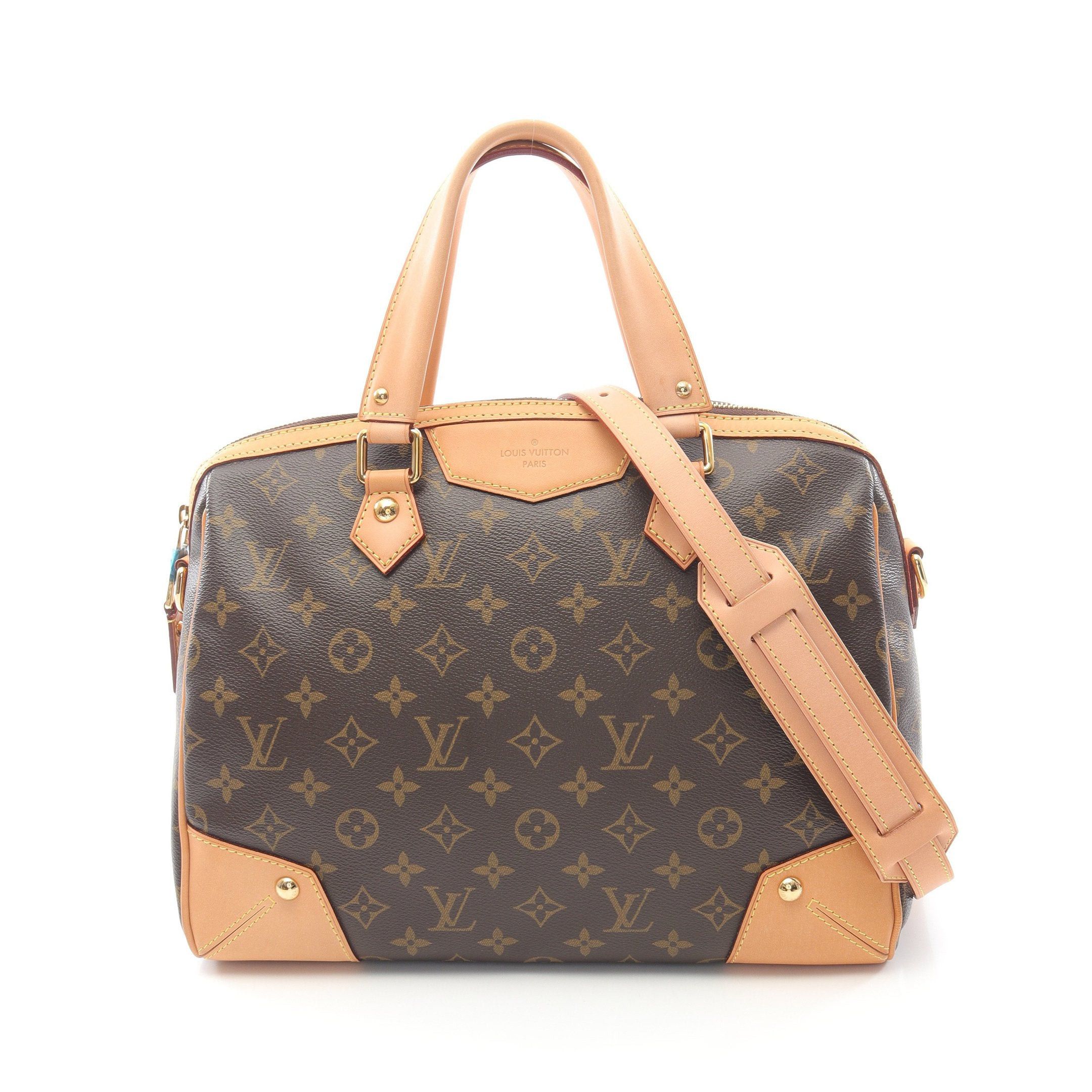 Louis Vuitton Louis Vuitton Retiro Pm Monogram Handbag Leather Brown Size ONE SIZE - 1 Thumbnail