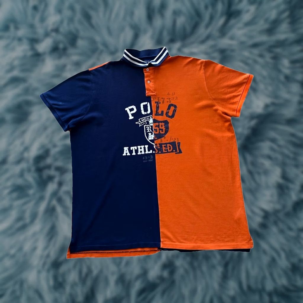 Polo Ralph Lauren Polo Ralph Lauren Color Block Polo Men's 2XL Classic F it Preppy Logo Button Collared Shirt Size US XXL / EU 58 / 5 - 1 Thumbnail