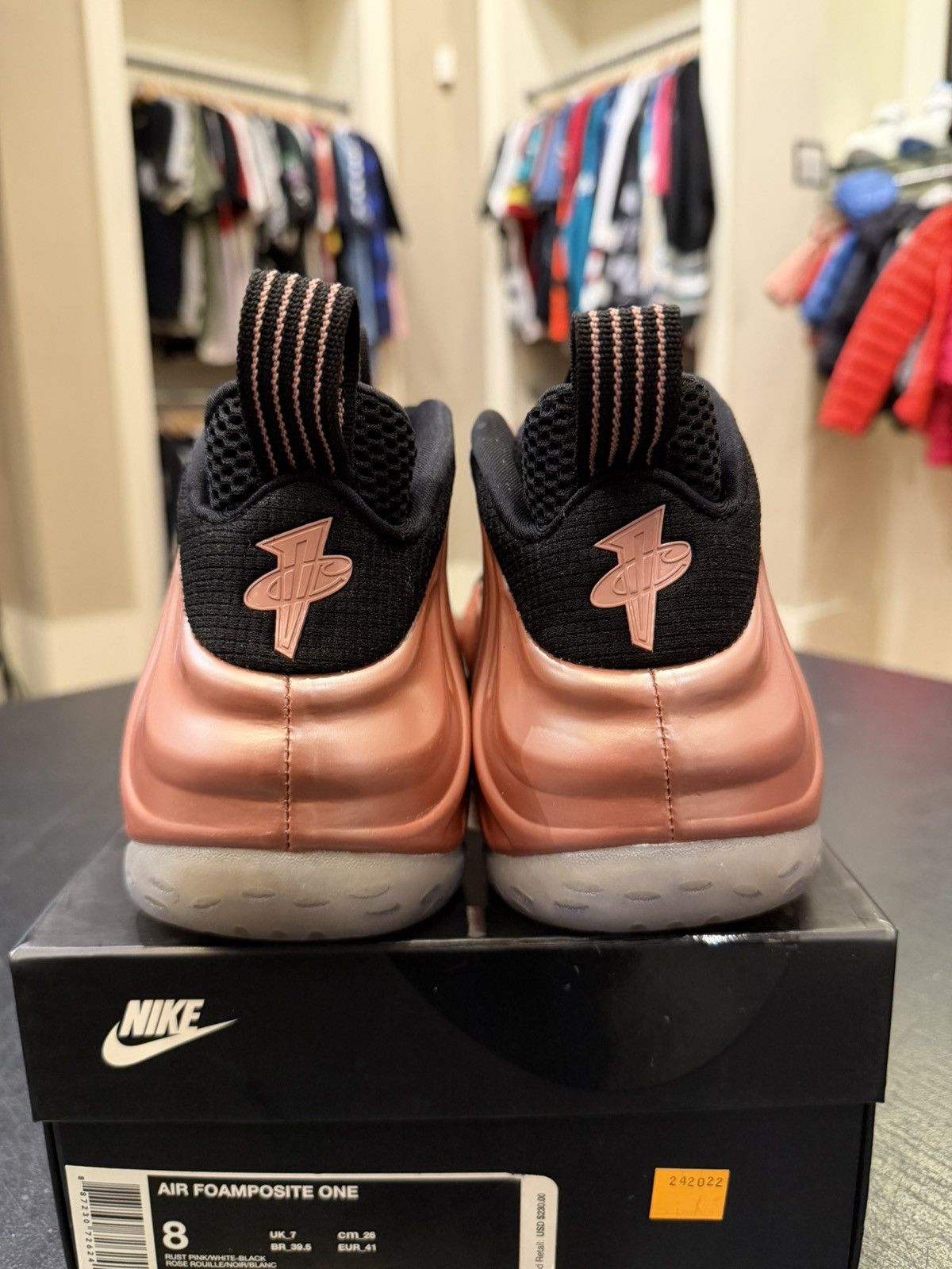 Nike Nike Air Foamposite One ‘Rust Pink’ Size US 8 / EU 41 - 3 Thumbnail