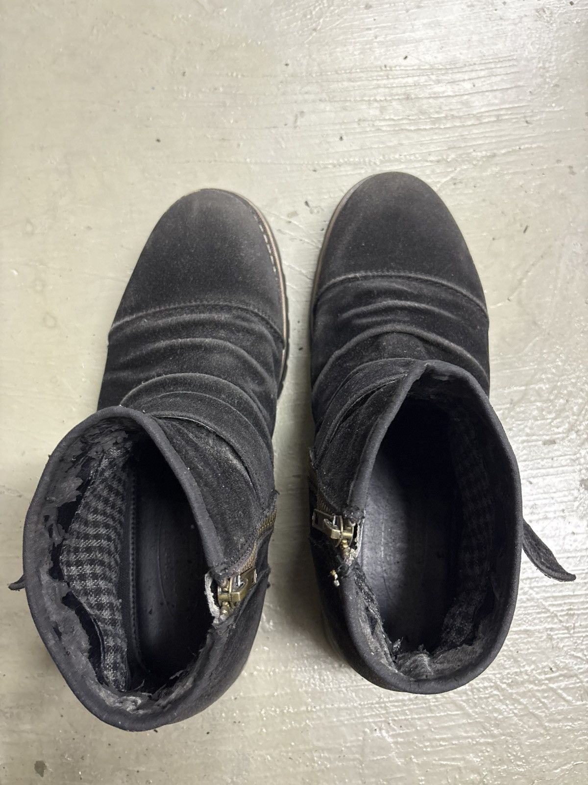 Dirk Bikkembergs Suede Slouch Engineered Zipper Boots Size US 8.5 / EU 41-42 - 7 Thumbnail